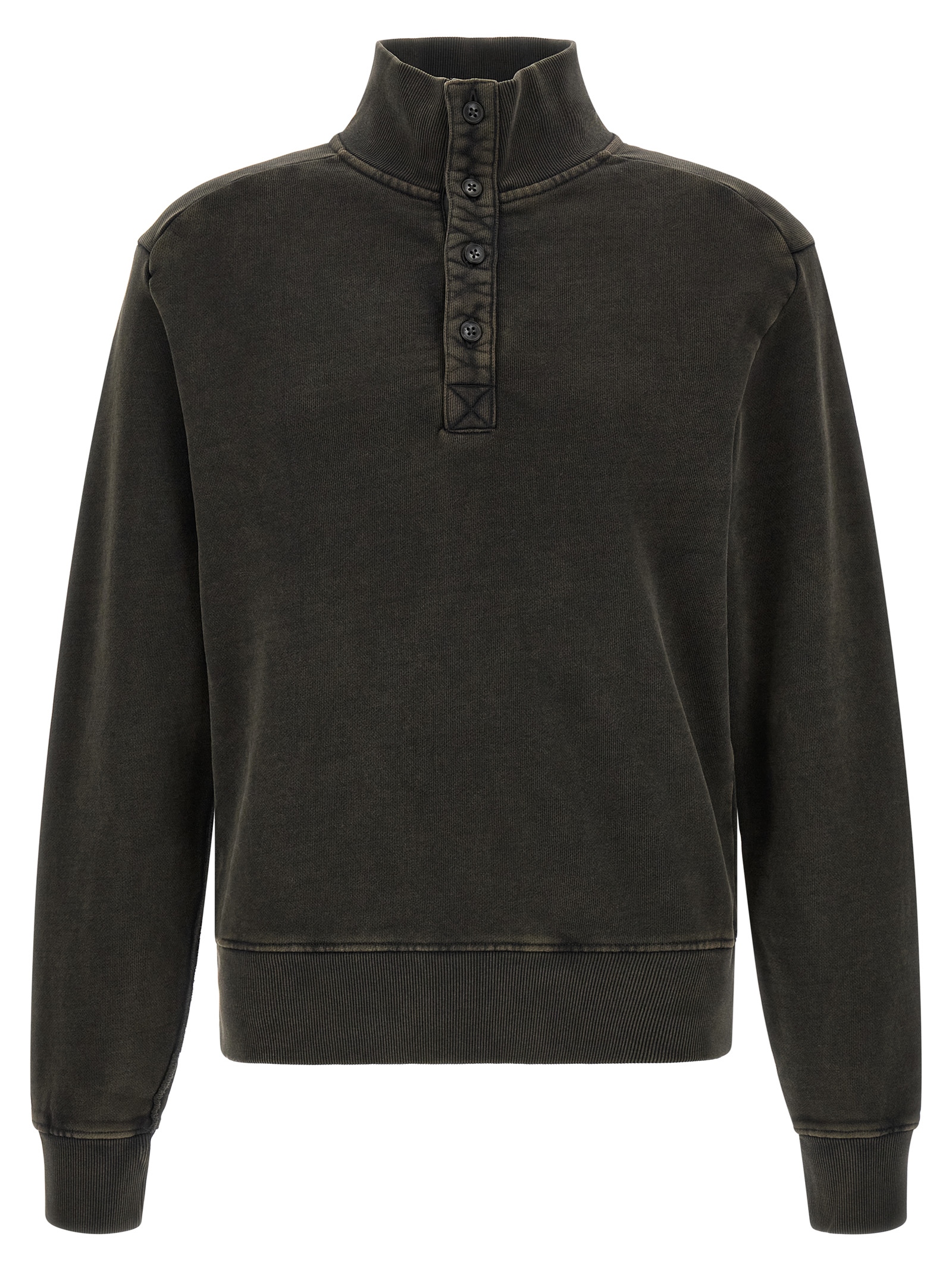 Entire studios Buttoned Turtleneck Sweatshirt