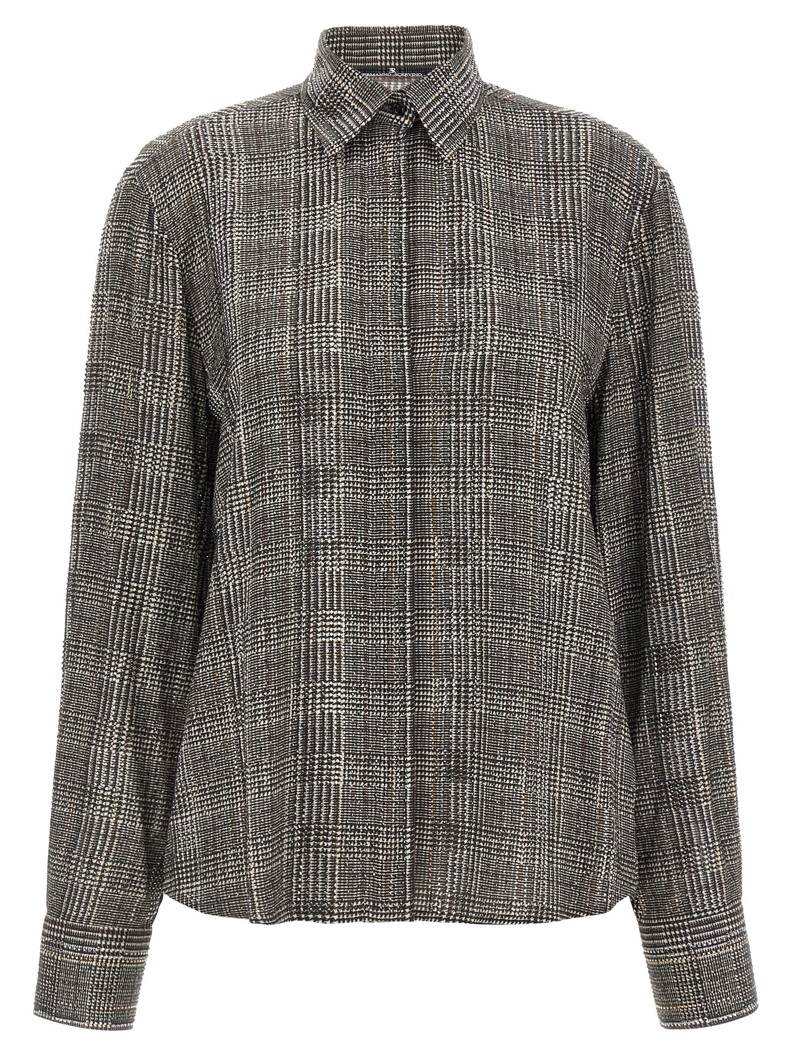 Ermanno Scervino All-Over Rhinestone Shirt