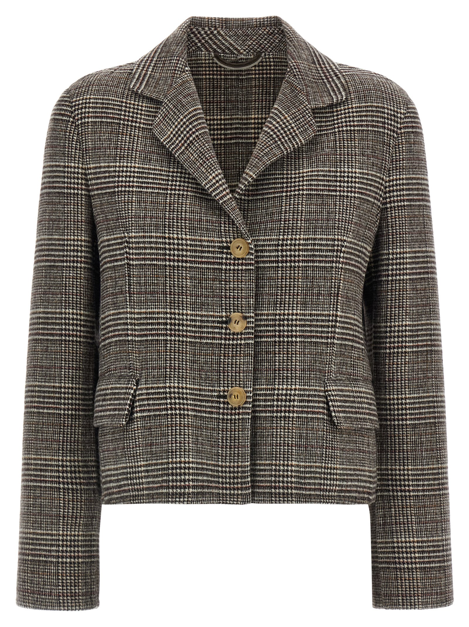 Ermanno Scervino Blazer Cropped Check