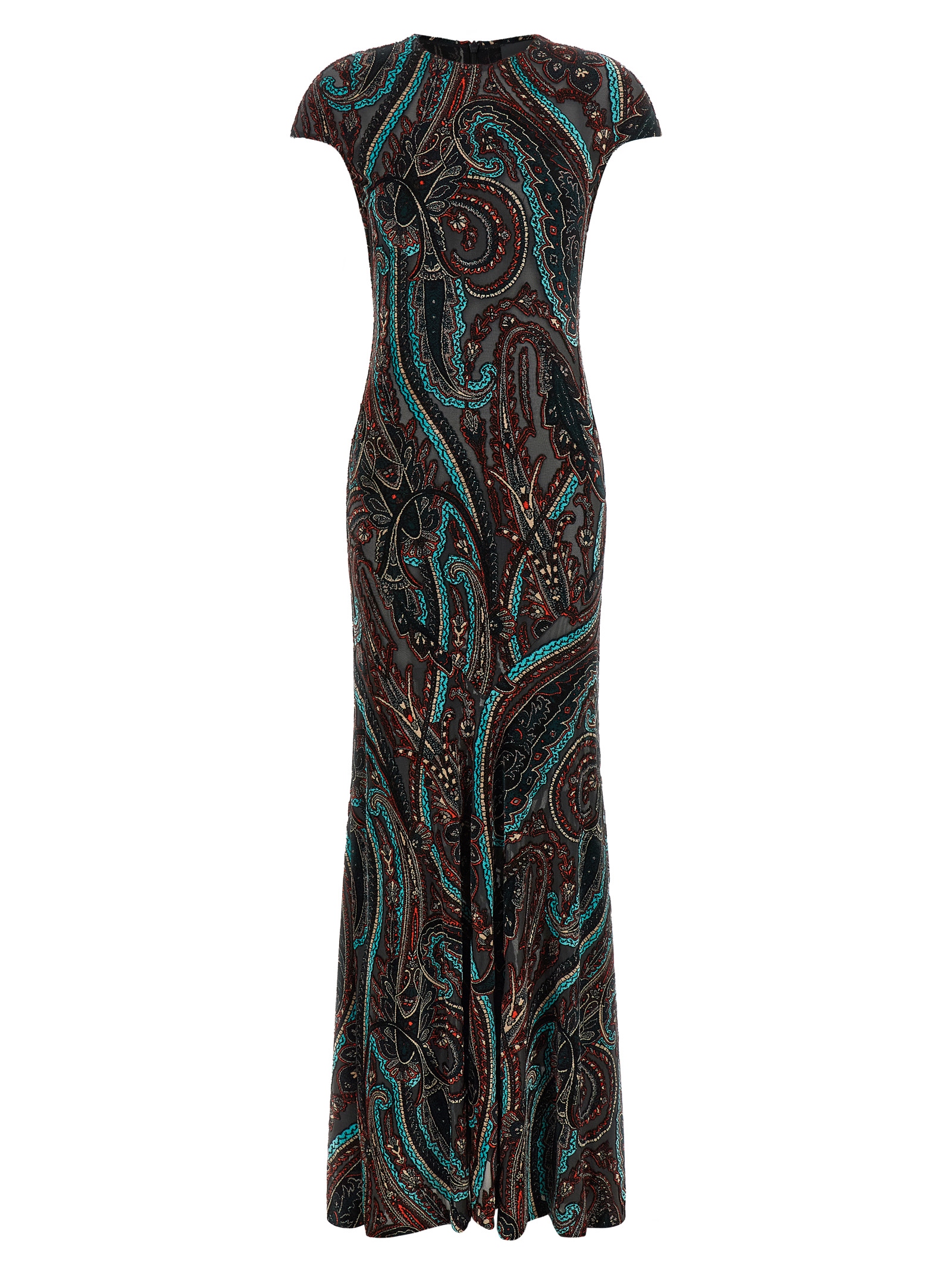 Etro Devoré Velvet Dress