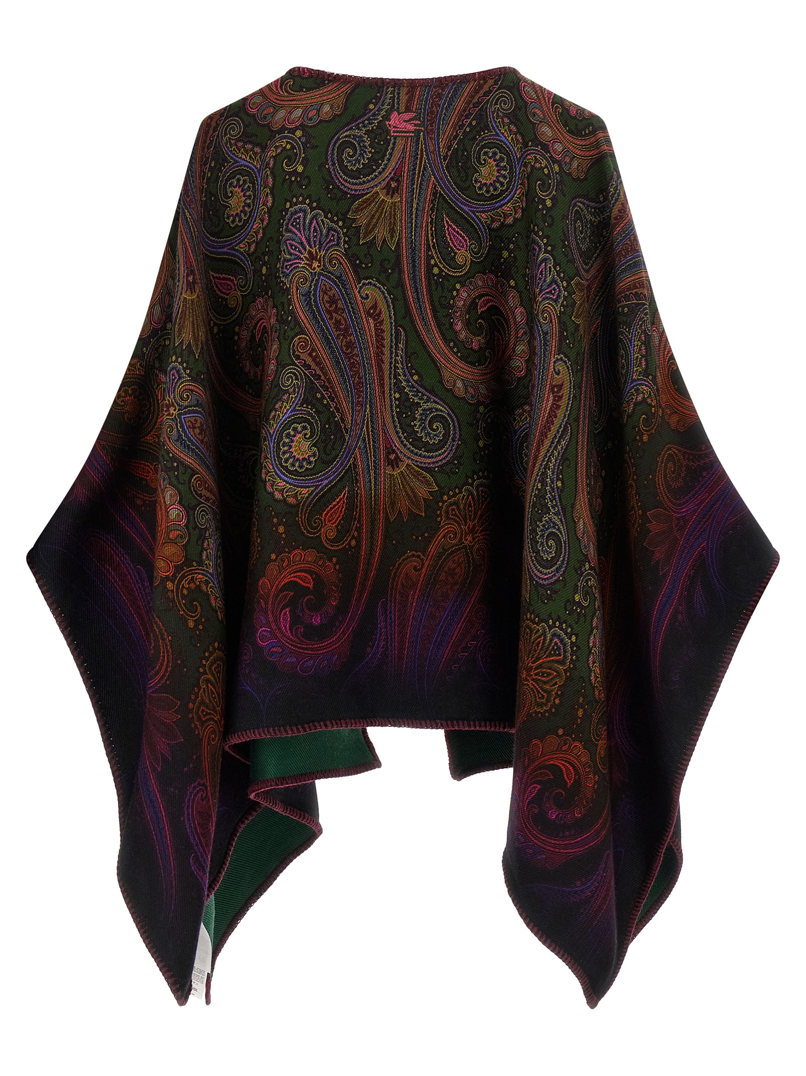 Etro Reversible Paisley Dégradé Cape