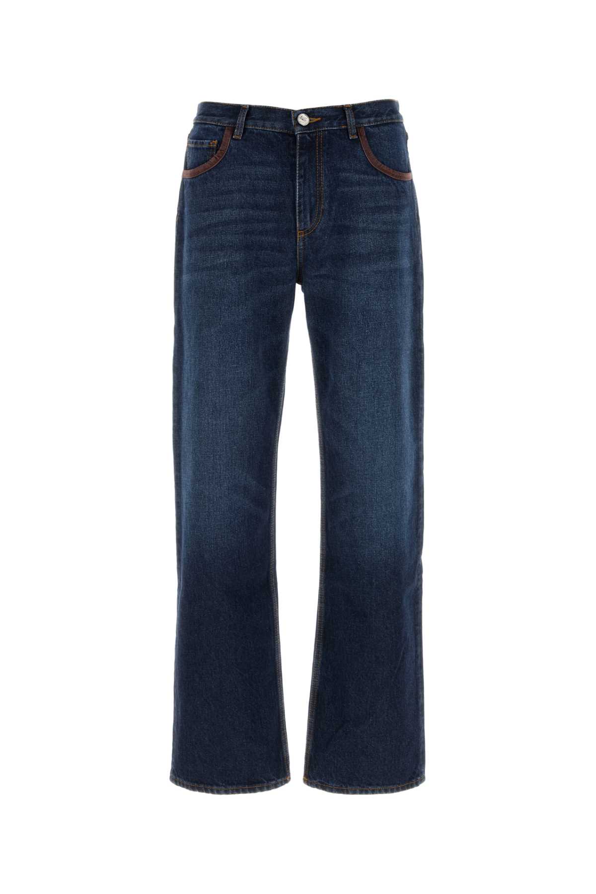Etro Straight Leg Denim Trouser