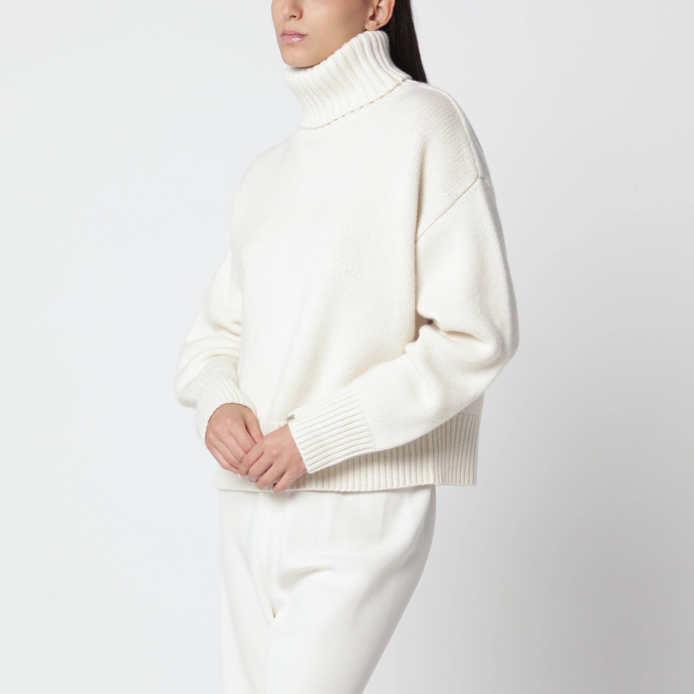 Extreme Cashmere Cream Cashmere Xtra Crop Sweater