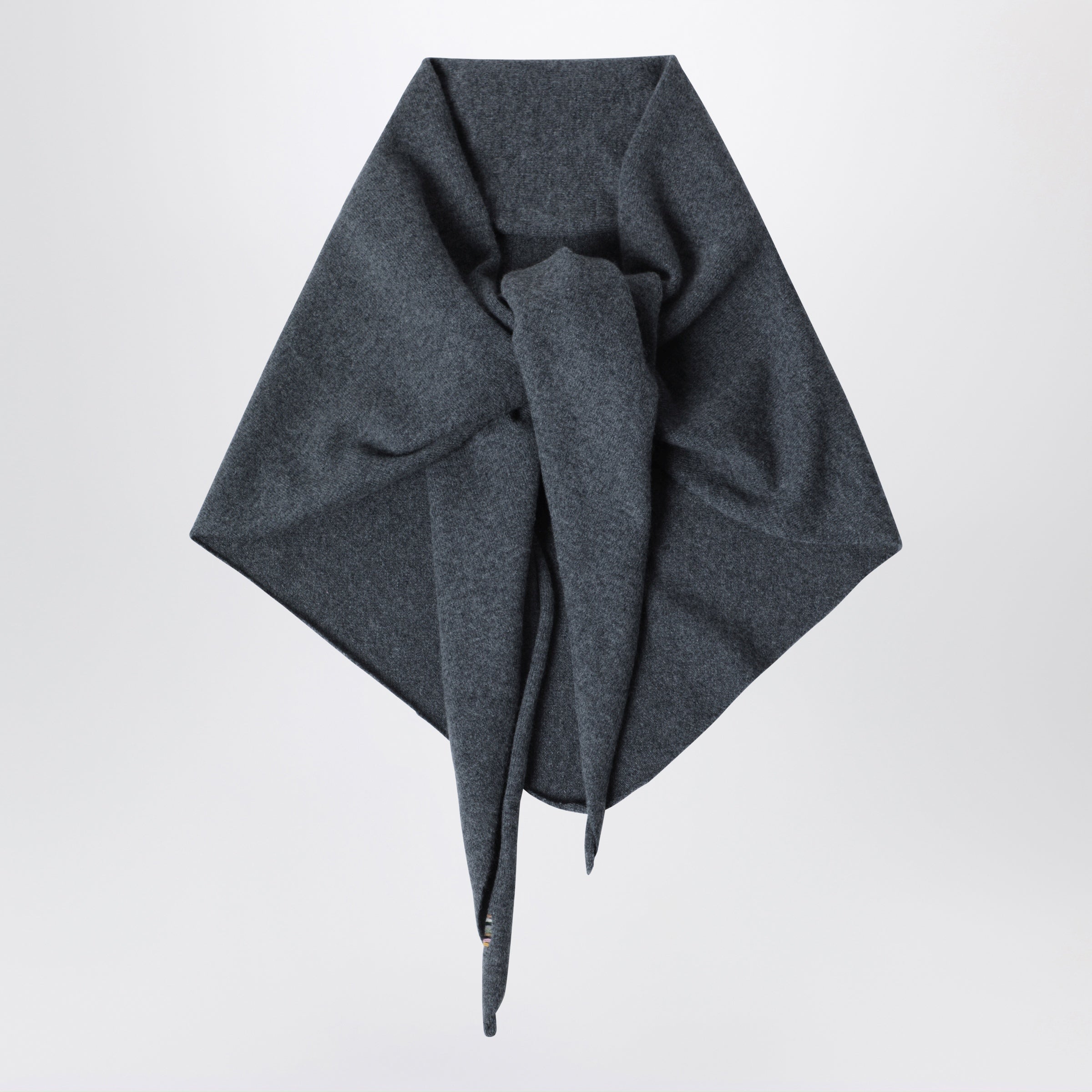 Extreme Cashmere Grey Triangular Cashmere Scarf