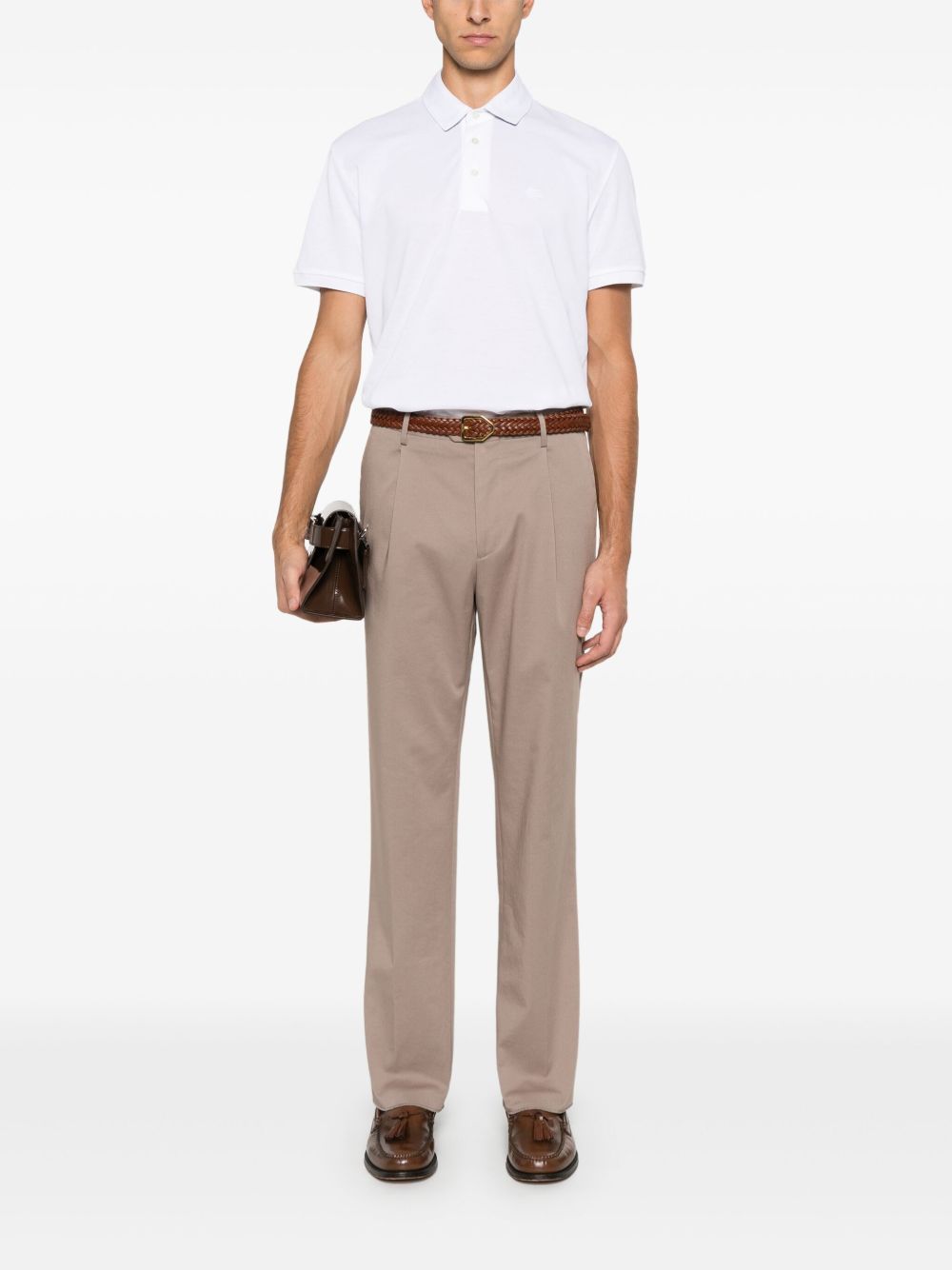 Etro Fane Dark Beige Leather Bag