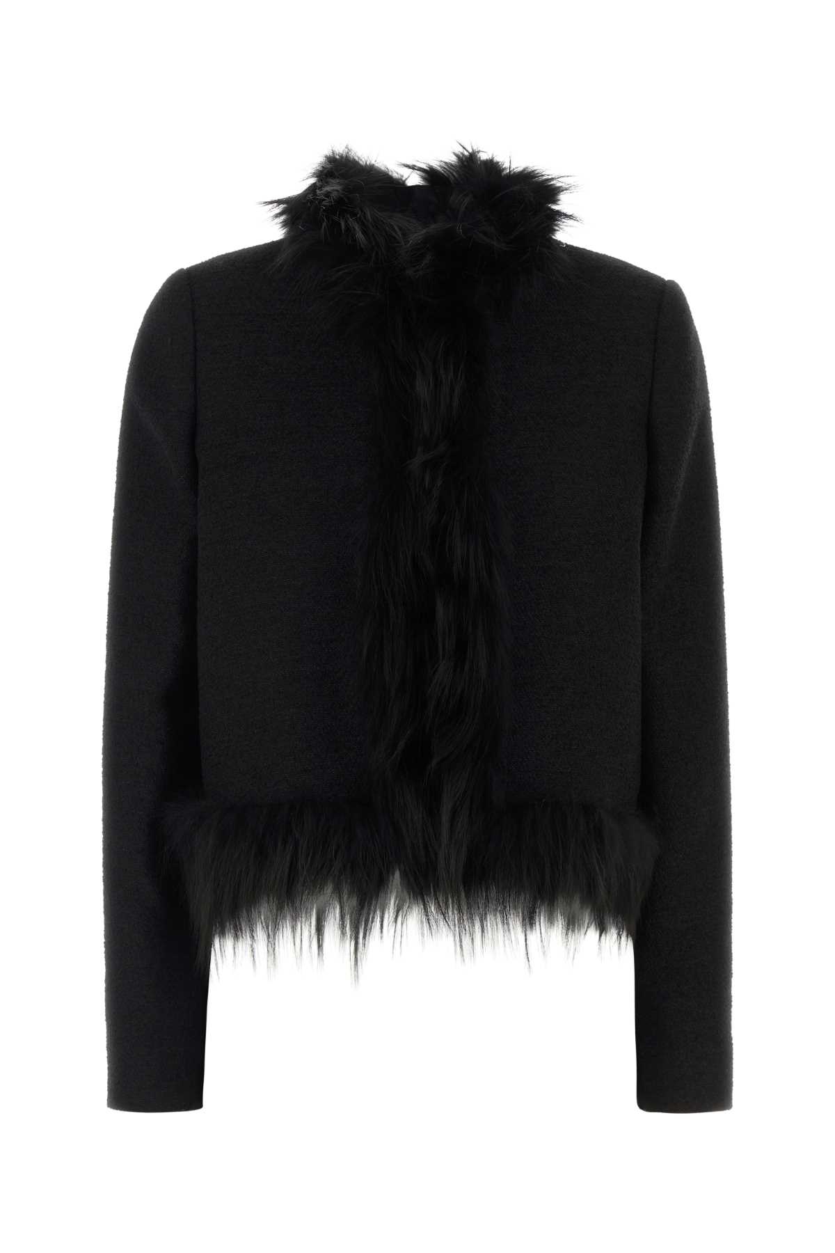 Fendi Blouson Wo Boucle+Fox