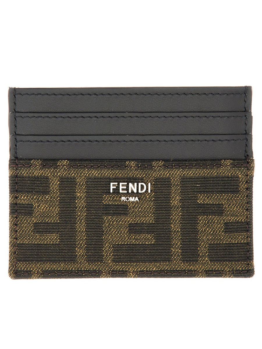 Fendi Leather Card Holder