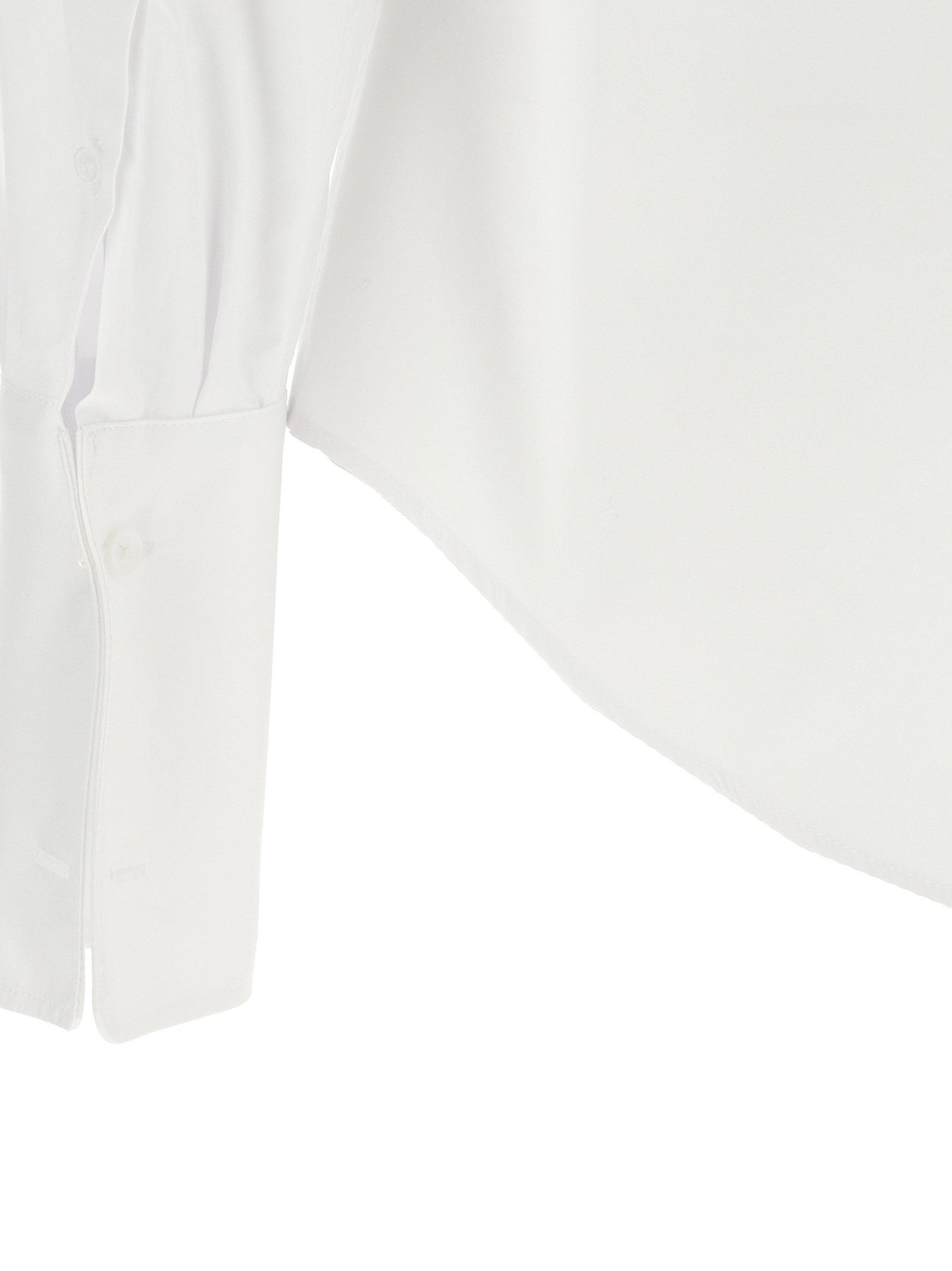 Fendi Poplin Shirt With Plastron Piqué