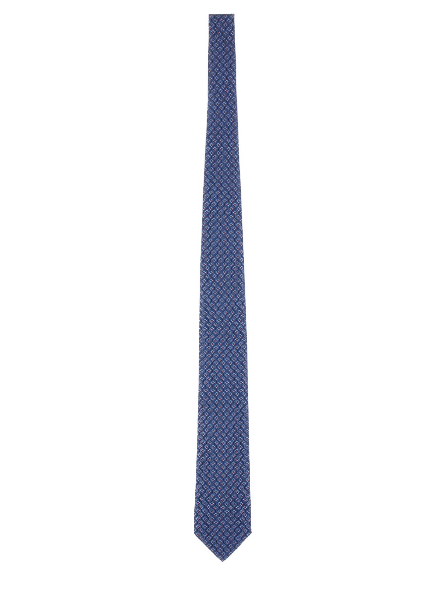 Ferragamo Cravatta In Seta