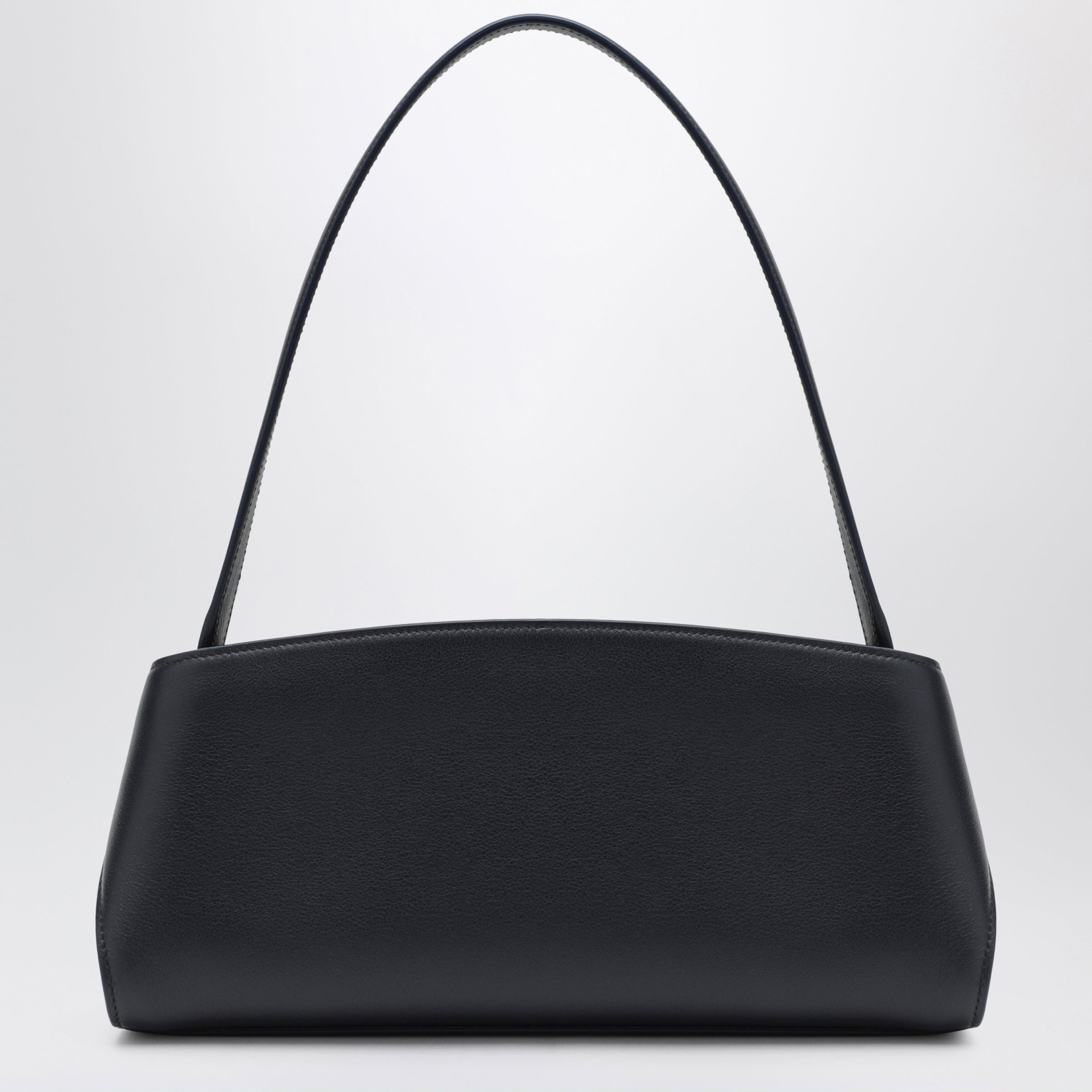 Ferragamo Hug East-West Navy/Dark Brown Calfskin S