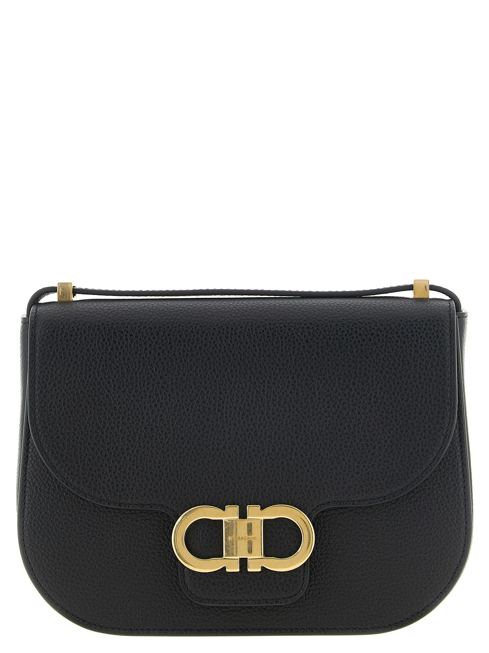 Ferragamo 'North-South Double Gancini' Crossbody B