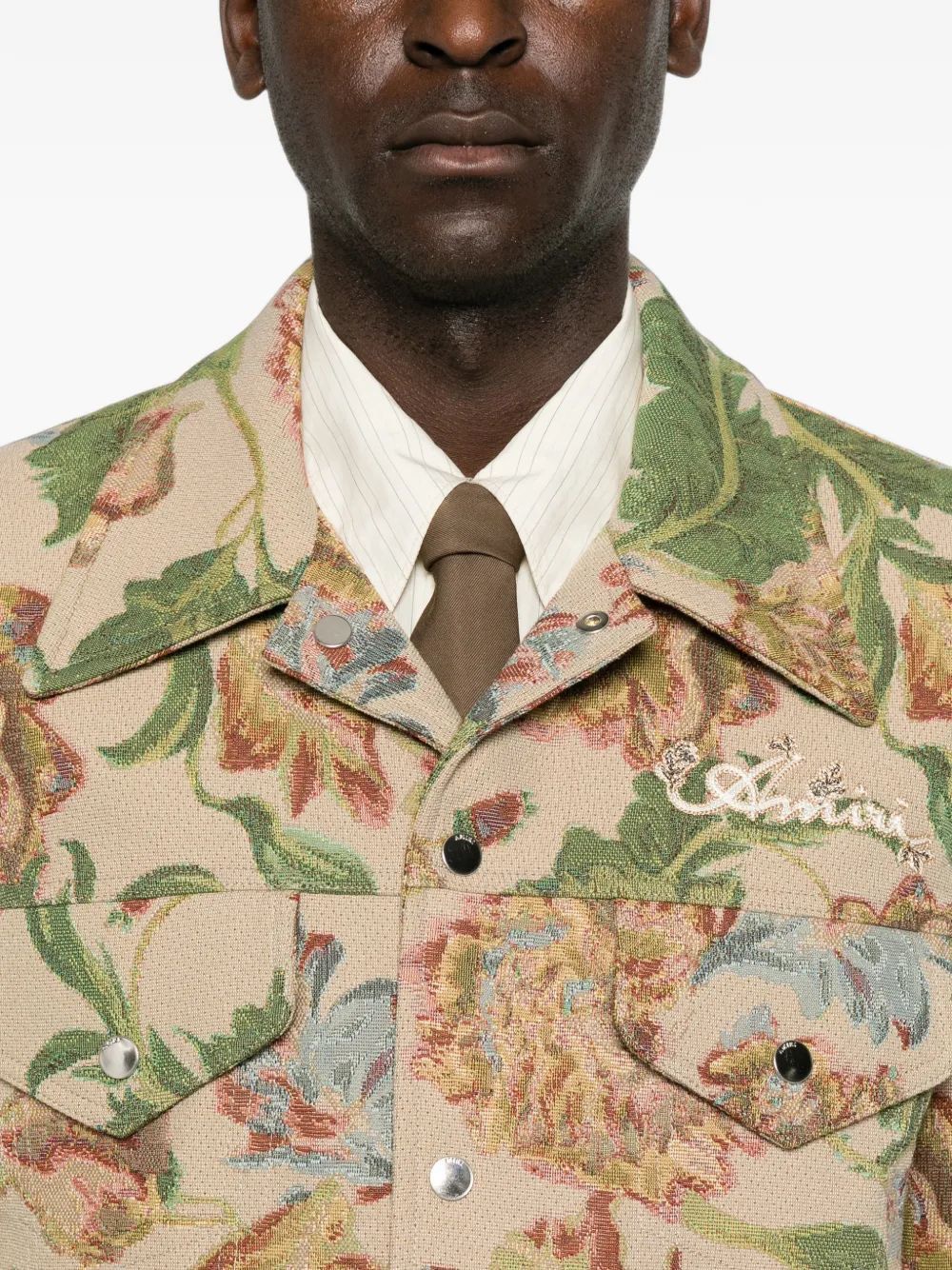Amiri Floral Tapestry Jacket