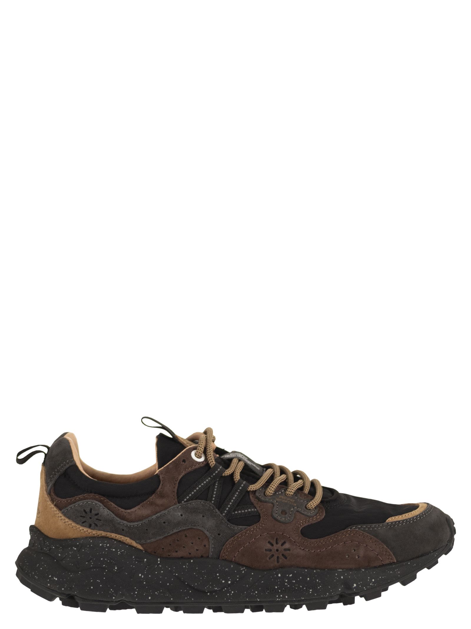 Flower Mountain Yamano 3 - Sneakers In Suede And Technic