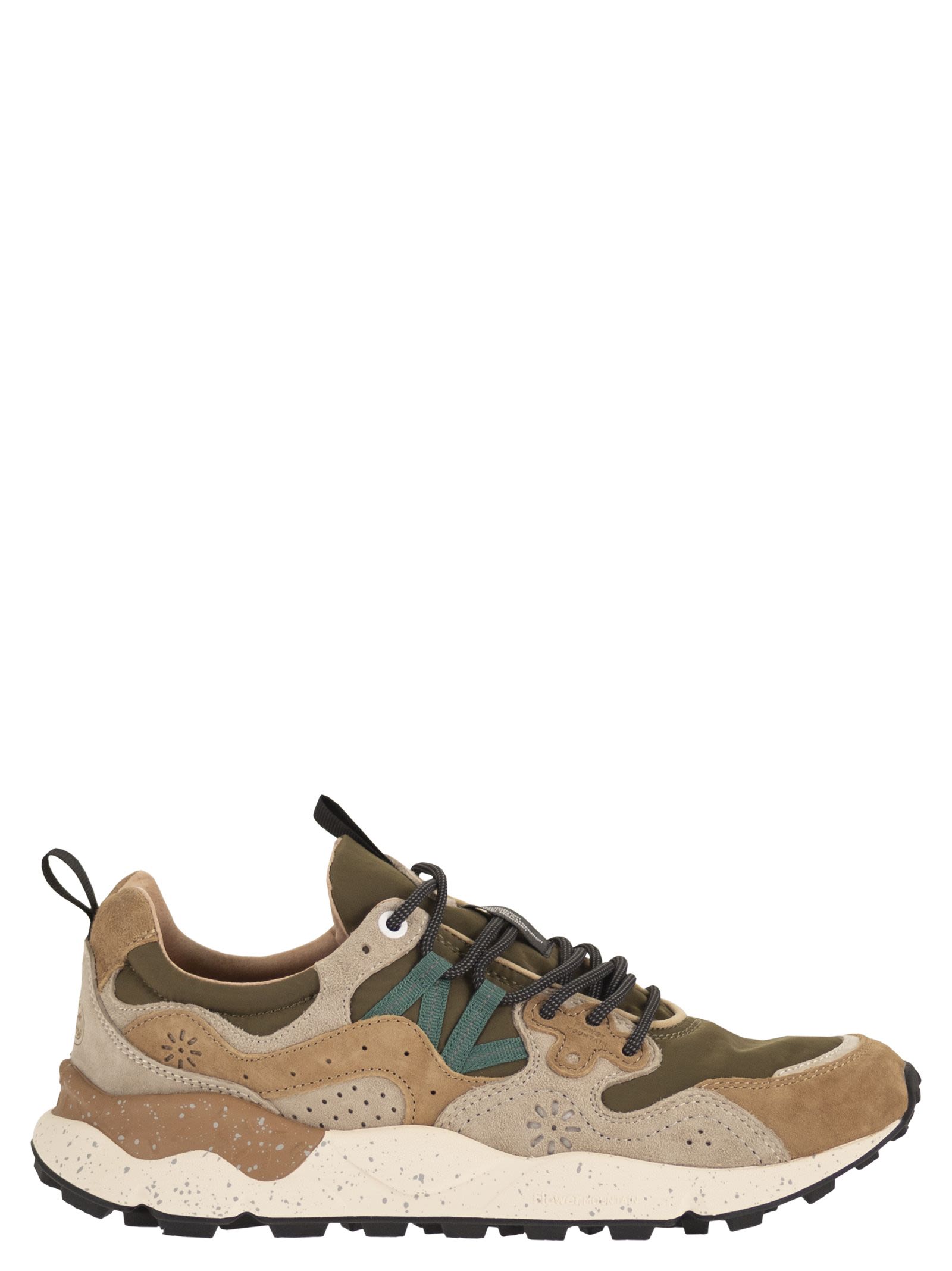 Flower Mountain Yamano 3 - Sneakers In Suede And Technic