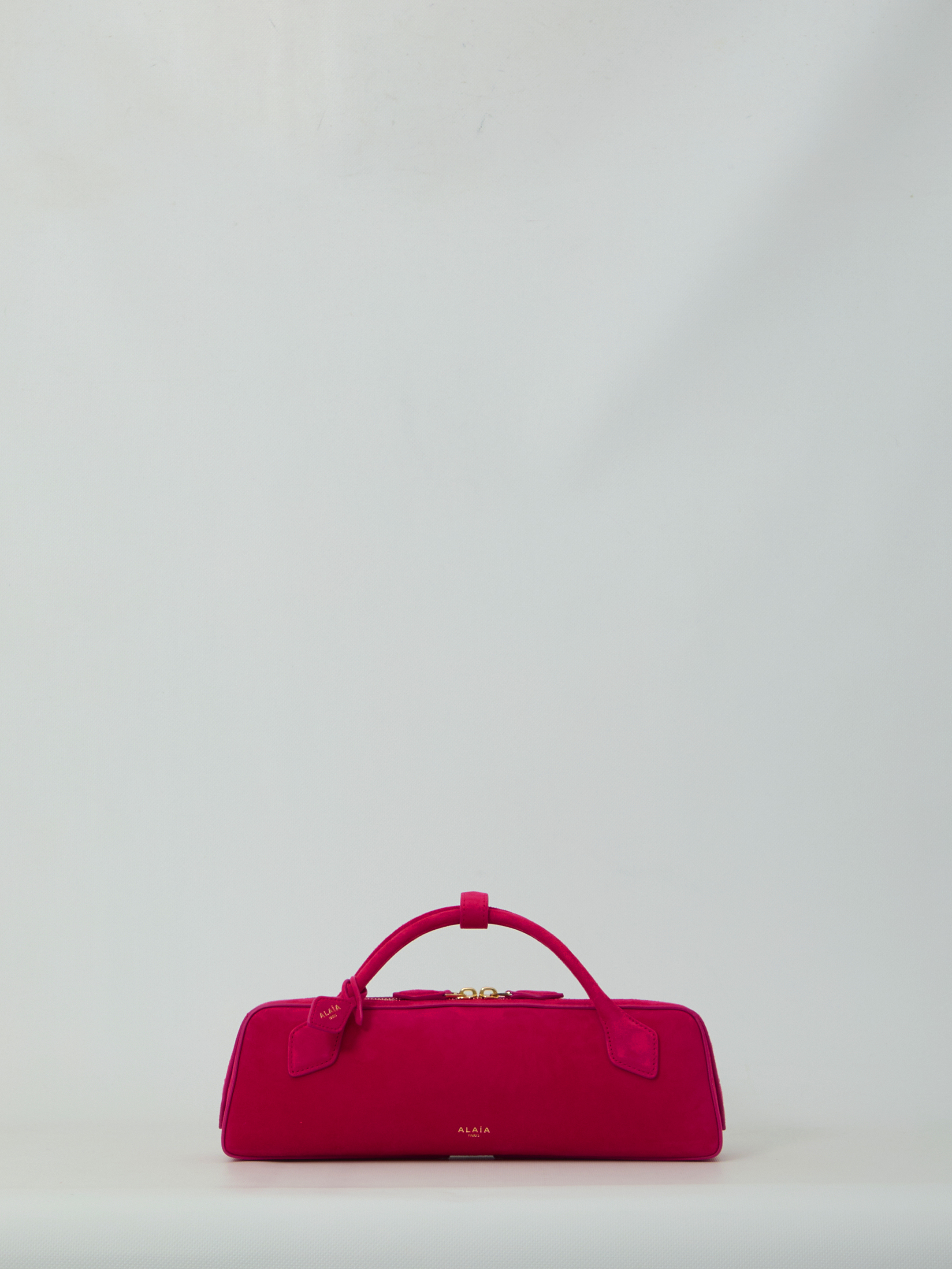 Alaïa Alaia Fluo Pink Suede Teckel Handbag