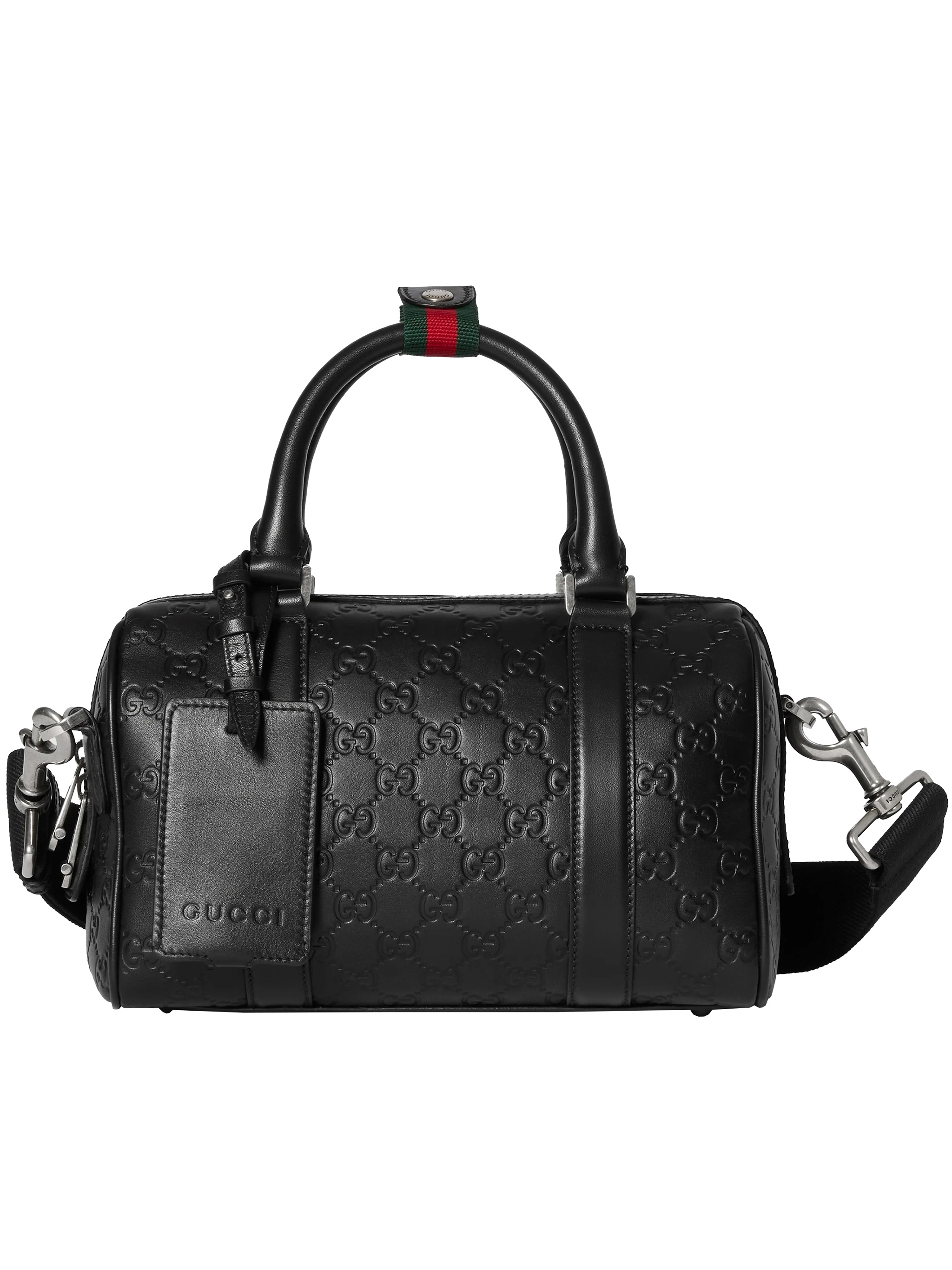 Gucci Gg Emblem Brown Calfskin Crossbody Bag