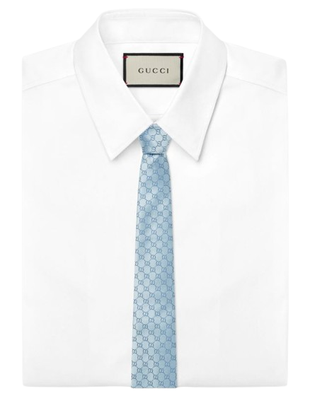 Gucci Gg Silk Tie