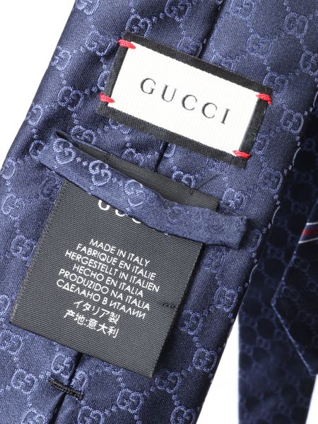 Gucci Gg Silk Tie
