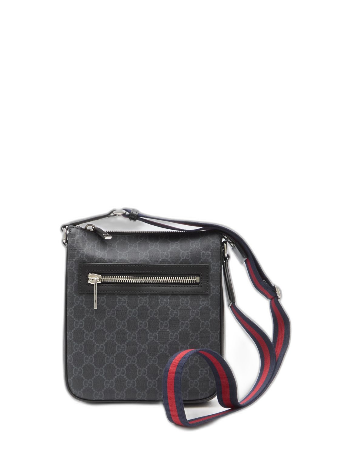 Gucci Gg Supreme Lion Black Polyurethane Cross