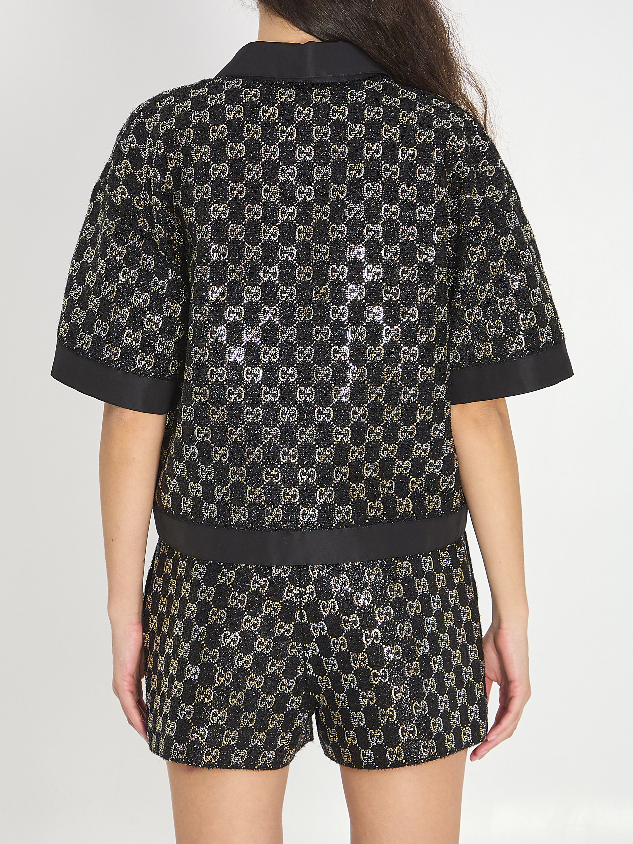 Gucci Gg Top With Crystals