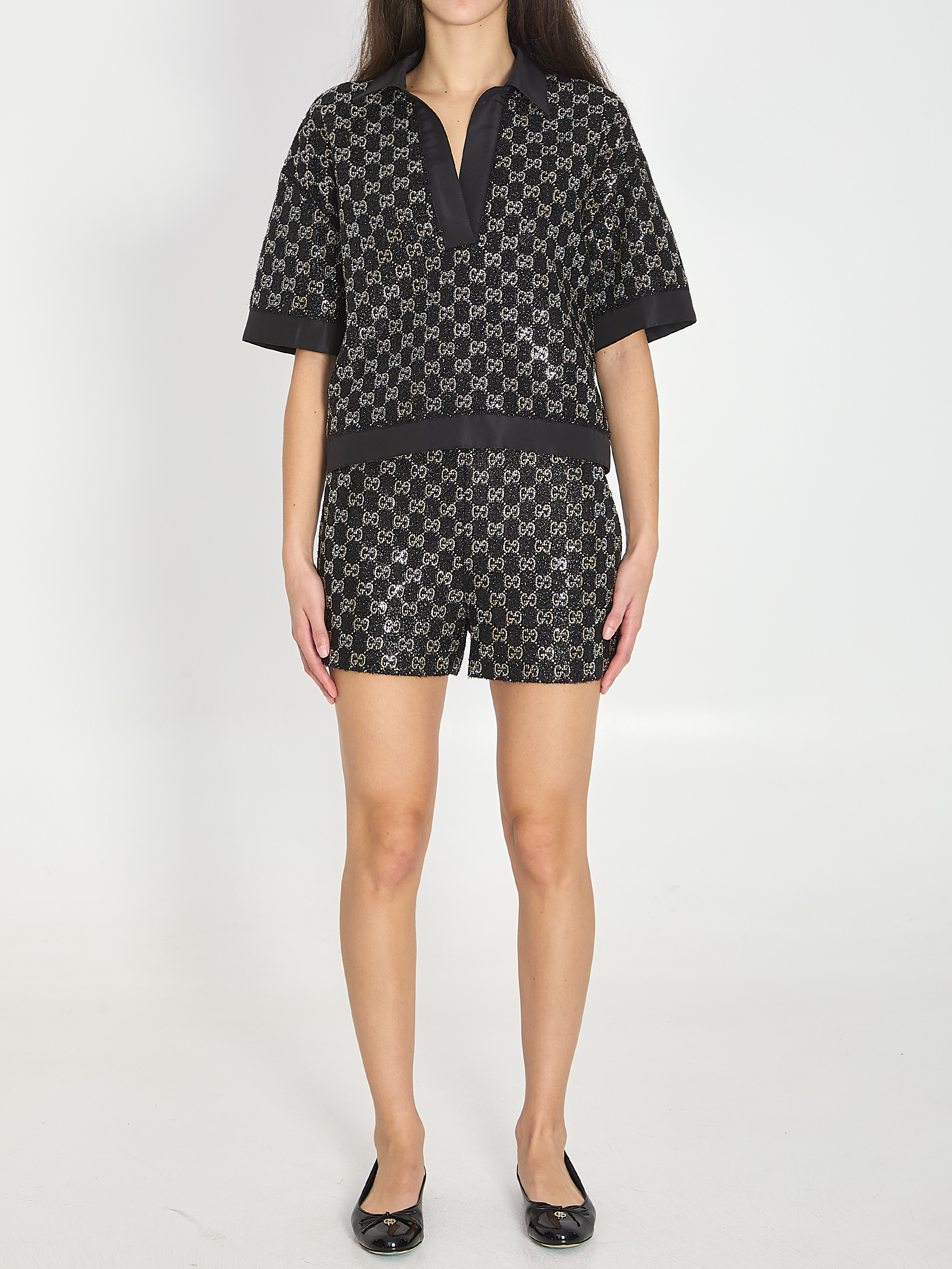 Gucci Gg Top With Crystals