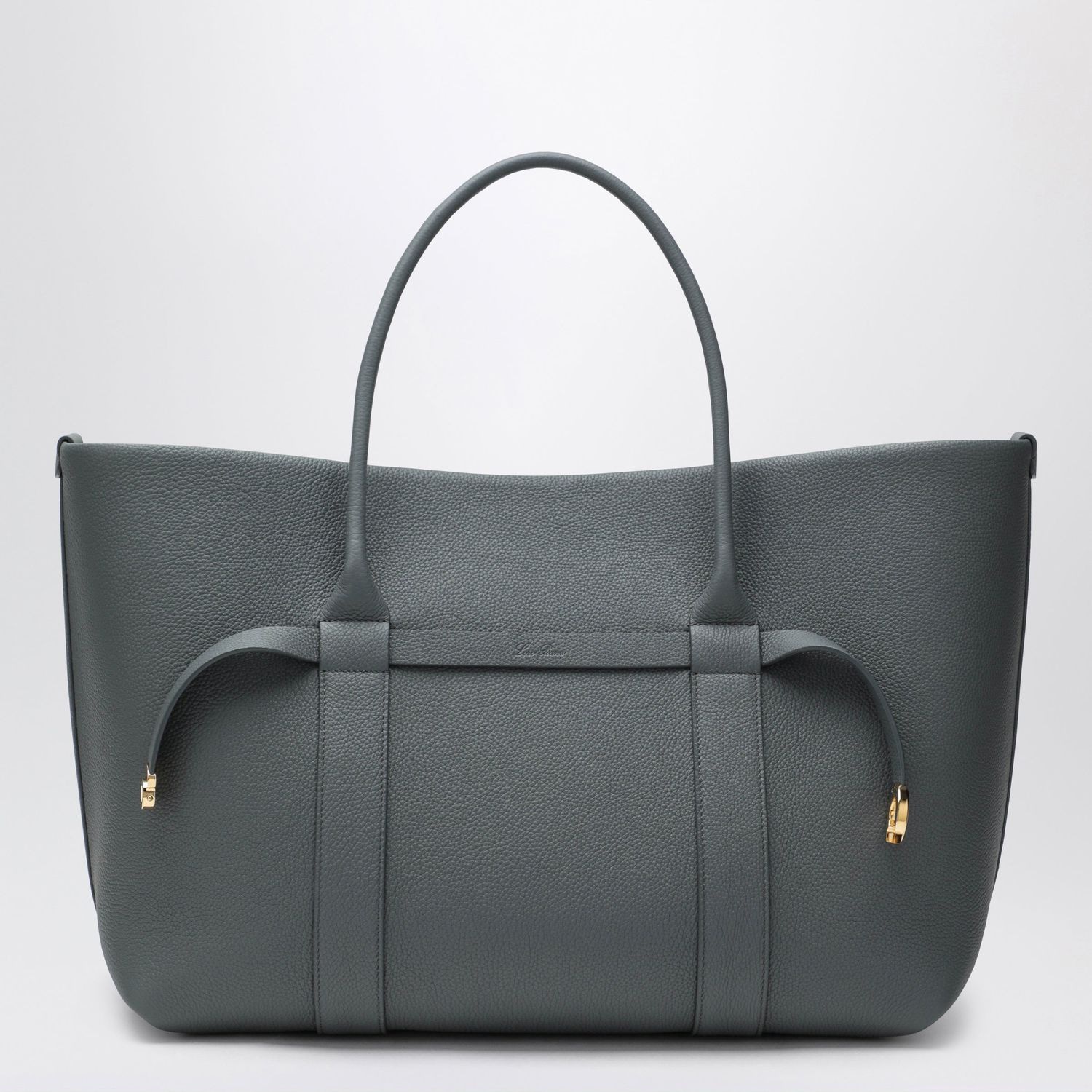 Loro piana Ghiera Shopper Large In Ash Grey