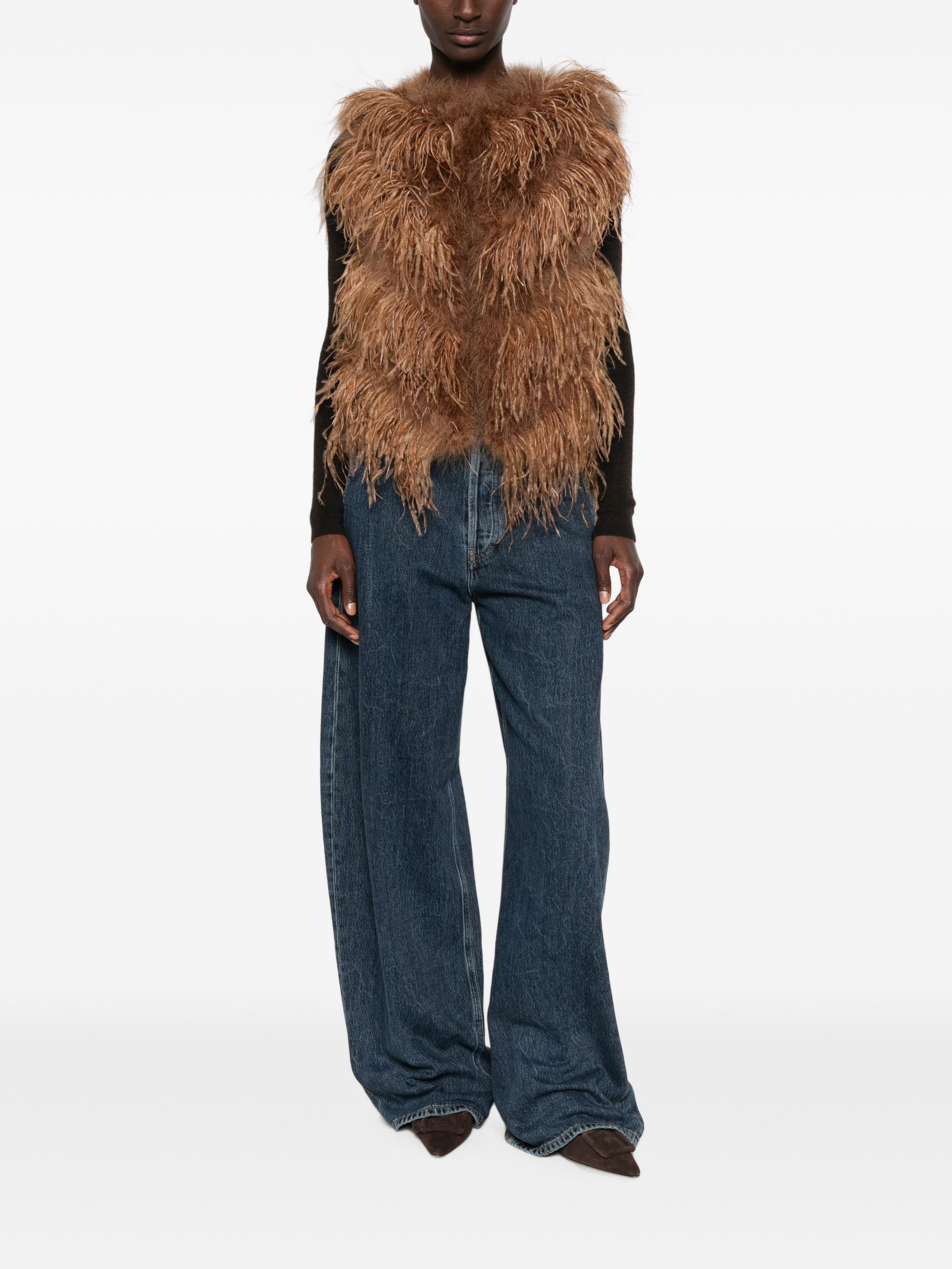 Yves Salomon Gilet 55Cm