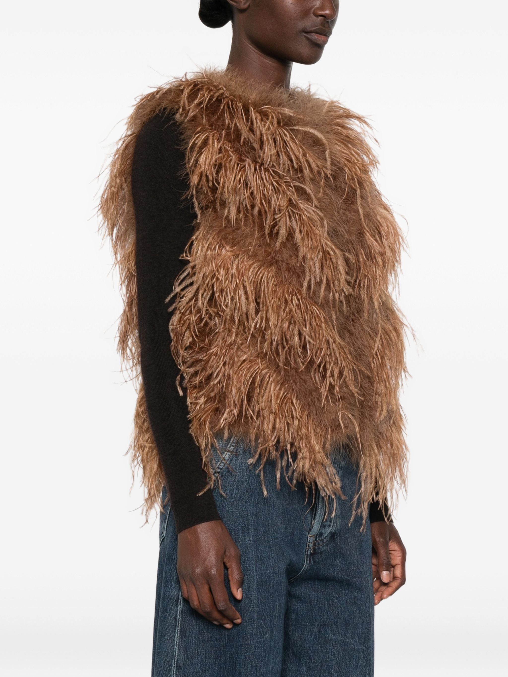Yves Salomon Gilet 55Cm