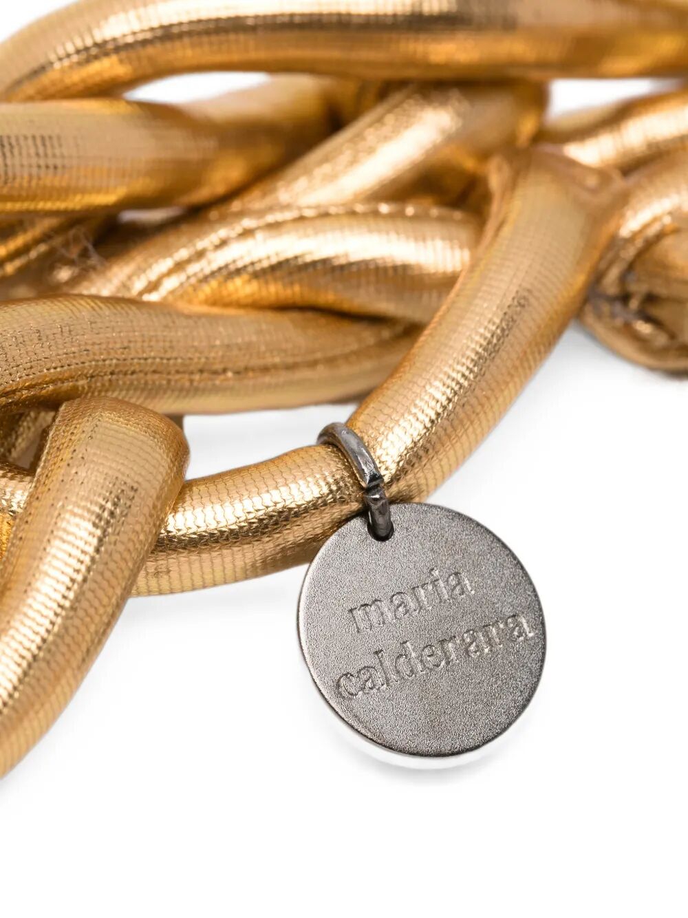 Maria Calderara Glossy Gold Necklace