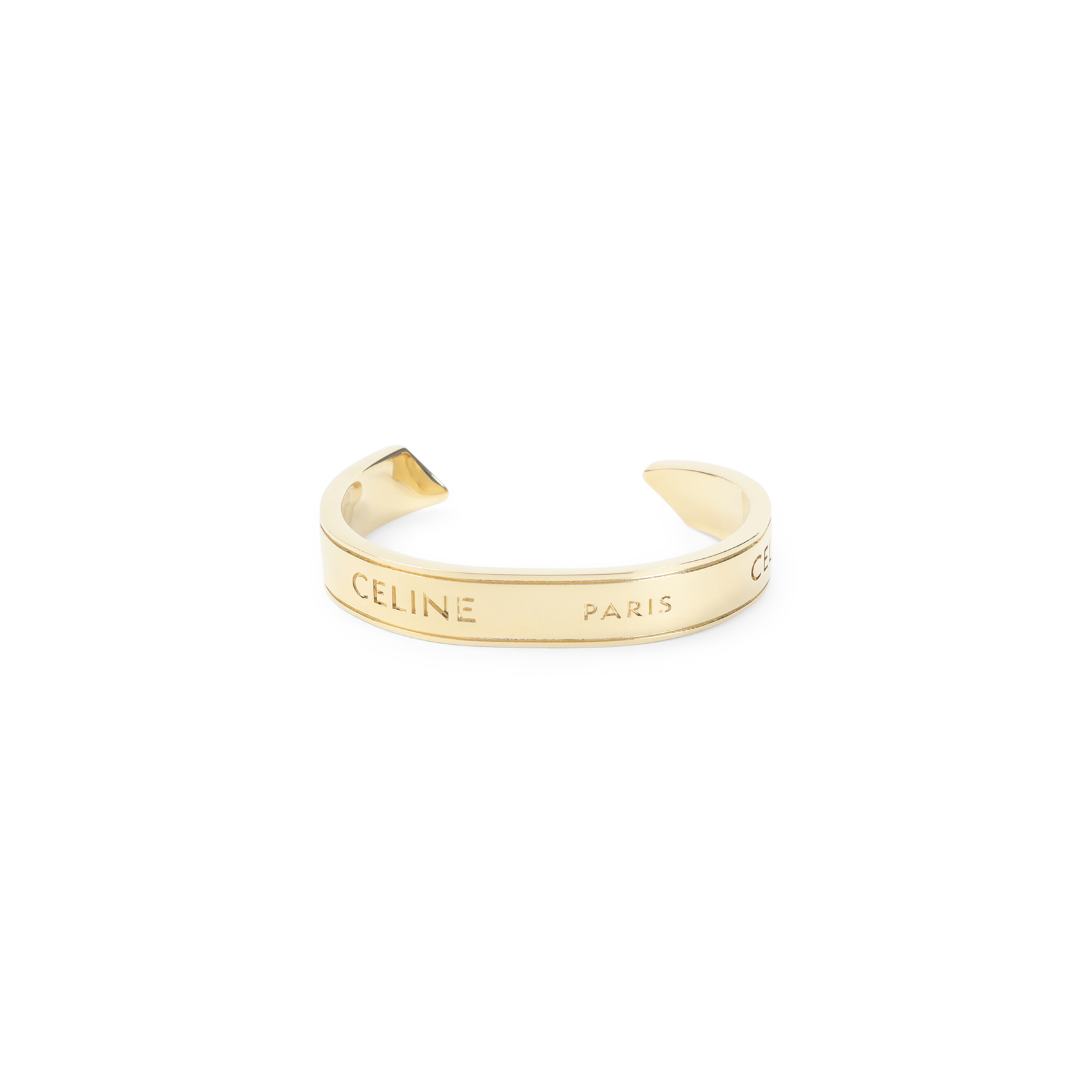 Celine Gold Small Cuff Bracelet