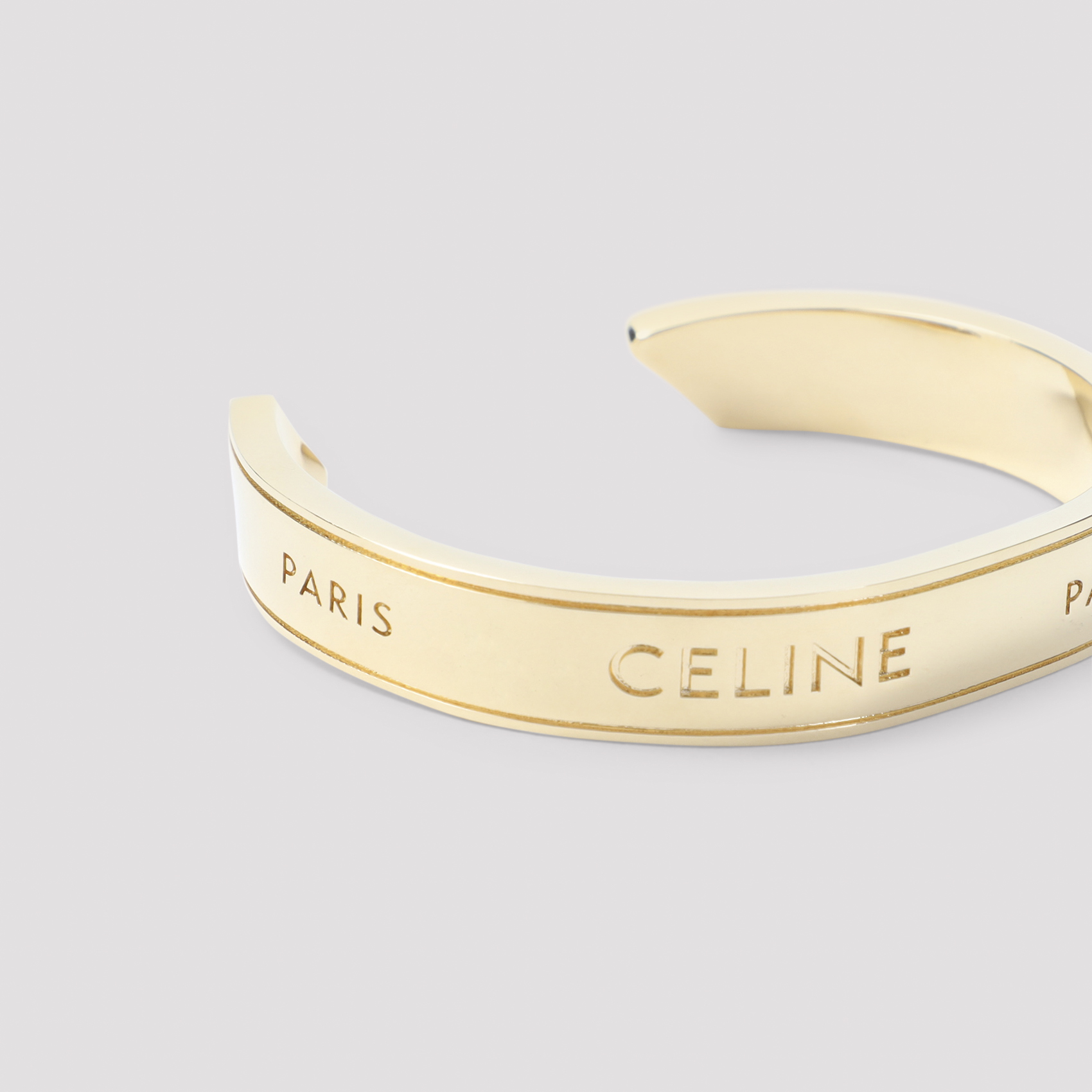 Celine Gold Small Cuff Bracelet