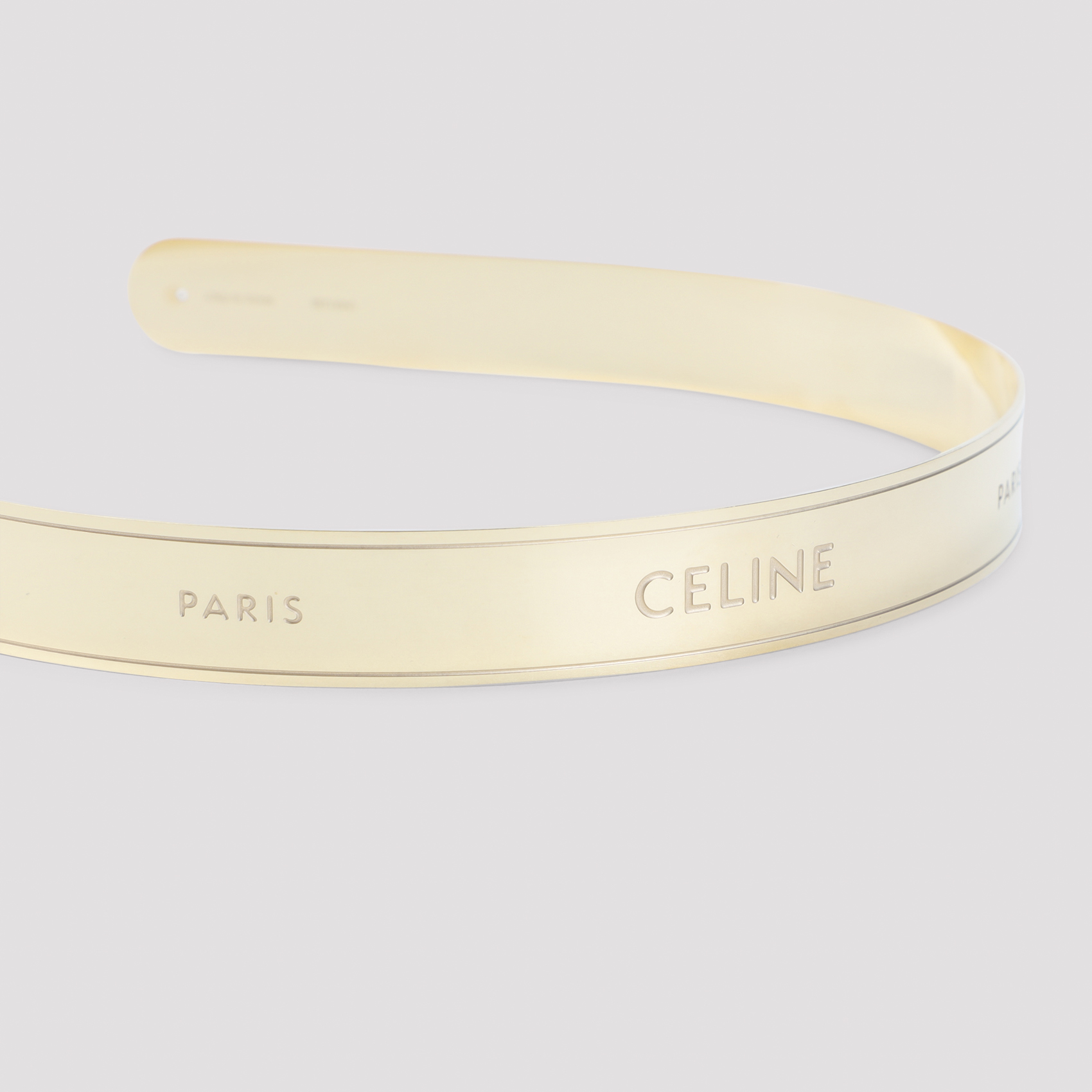 Celine Gold Thin Headband