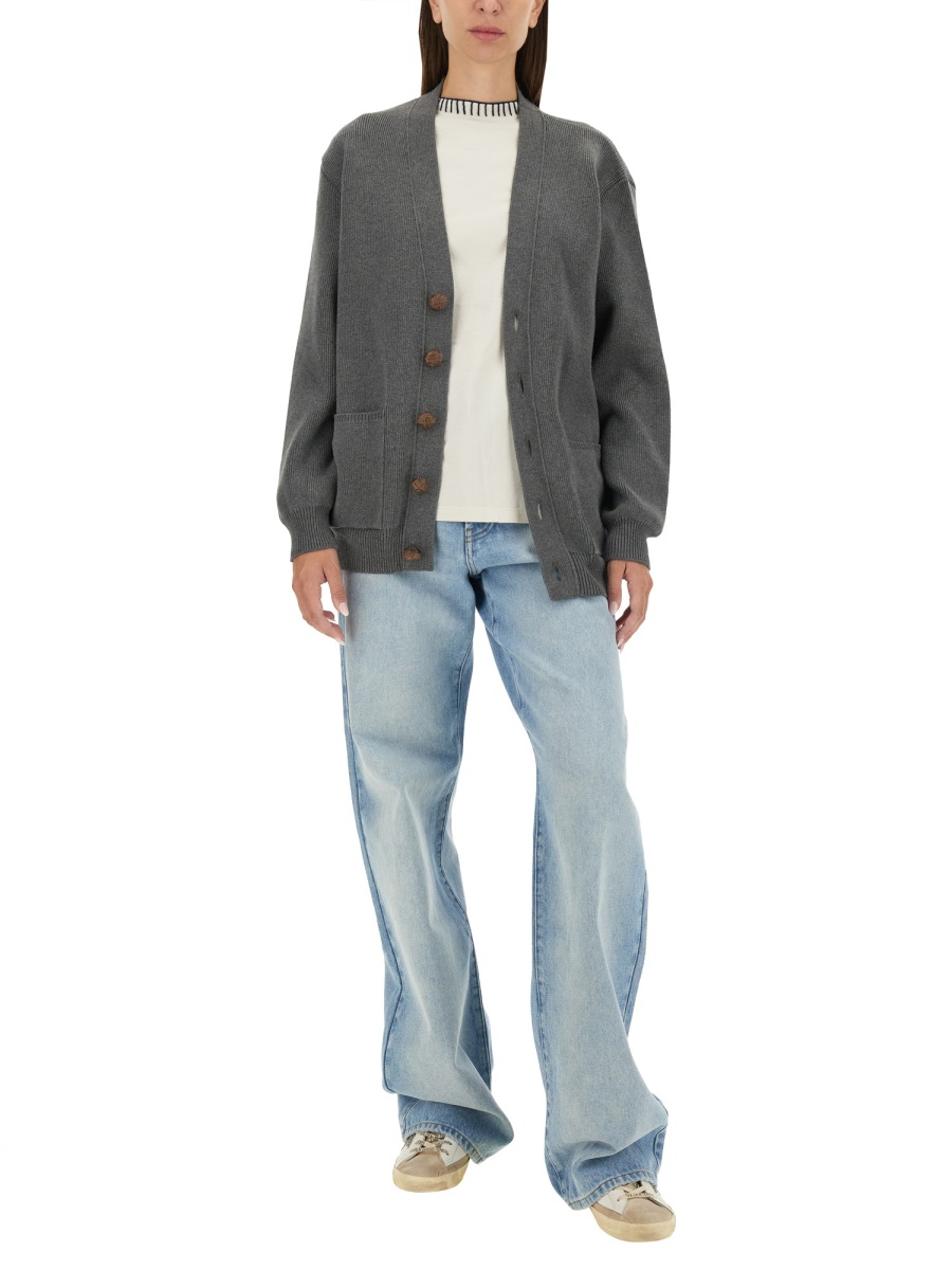 Golden Goose Cardigan Con Logo