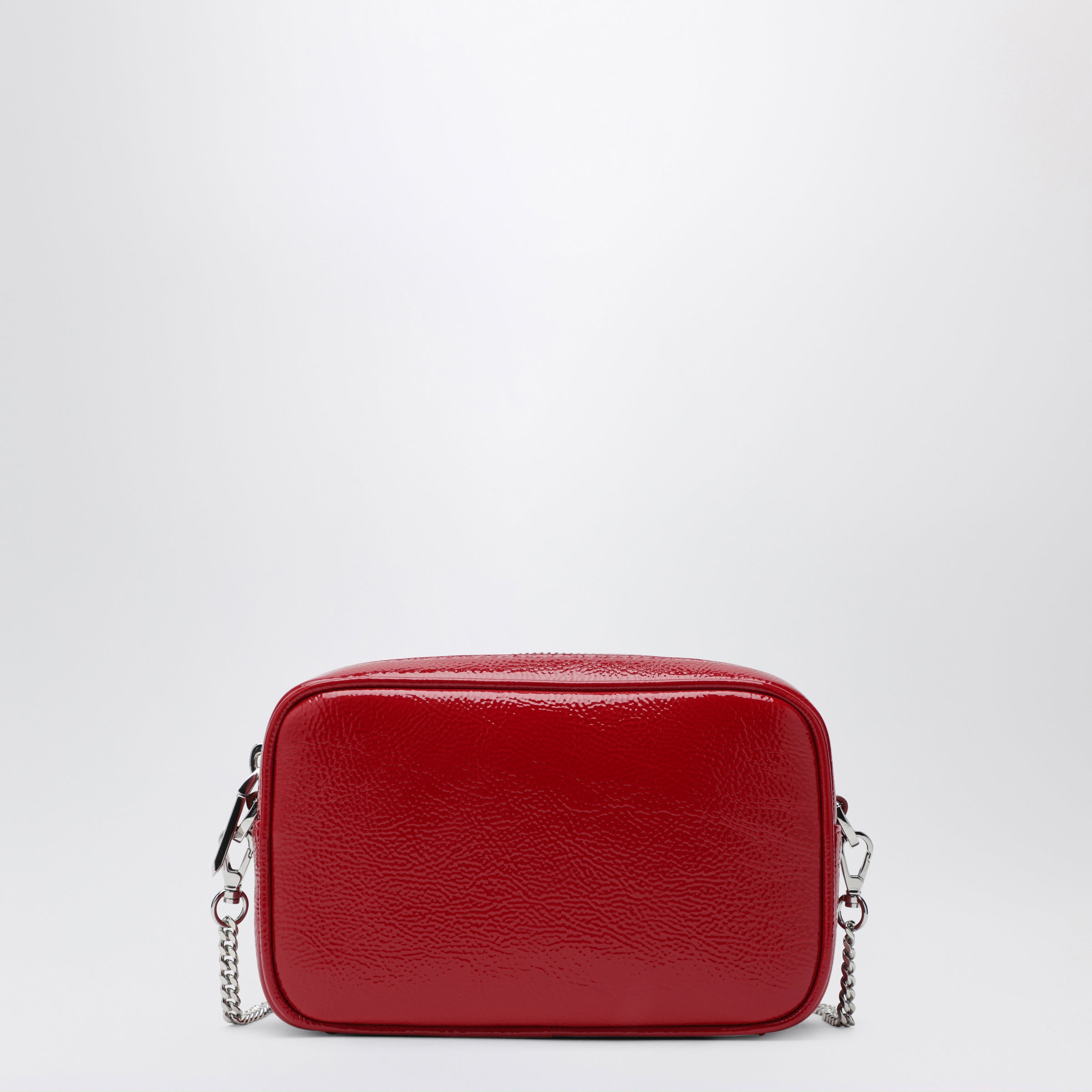 Golden Goose Mini Star Bag In Patent Leather Ruby Red