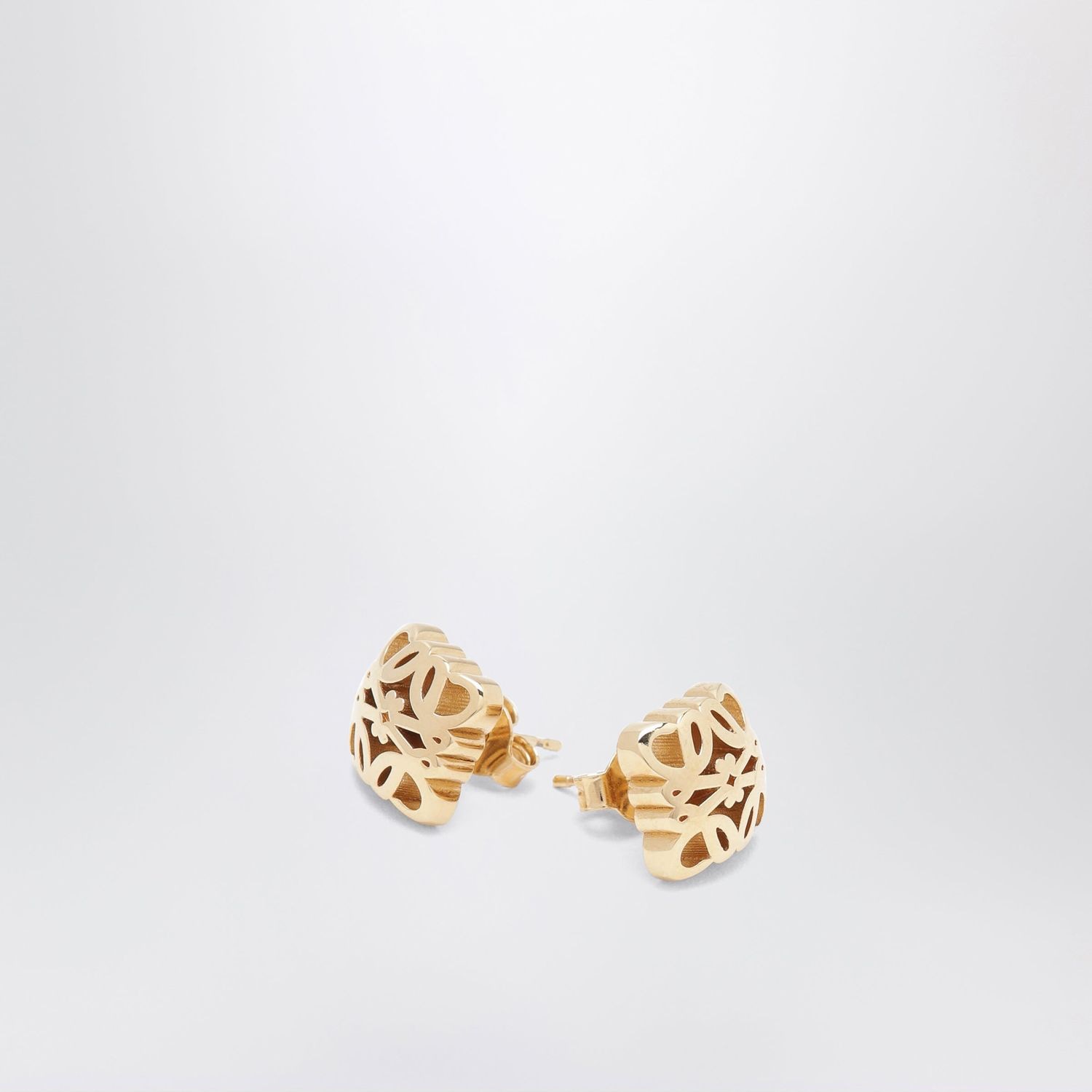 Loewe Goldtone Anagram Bombรฉ Stud Earrings