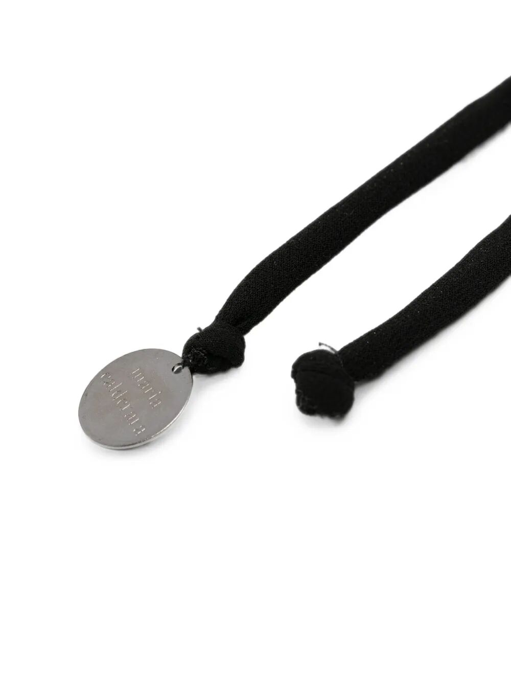 Maria Calderara Graphite Crystal Long Necklace