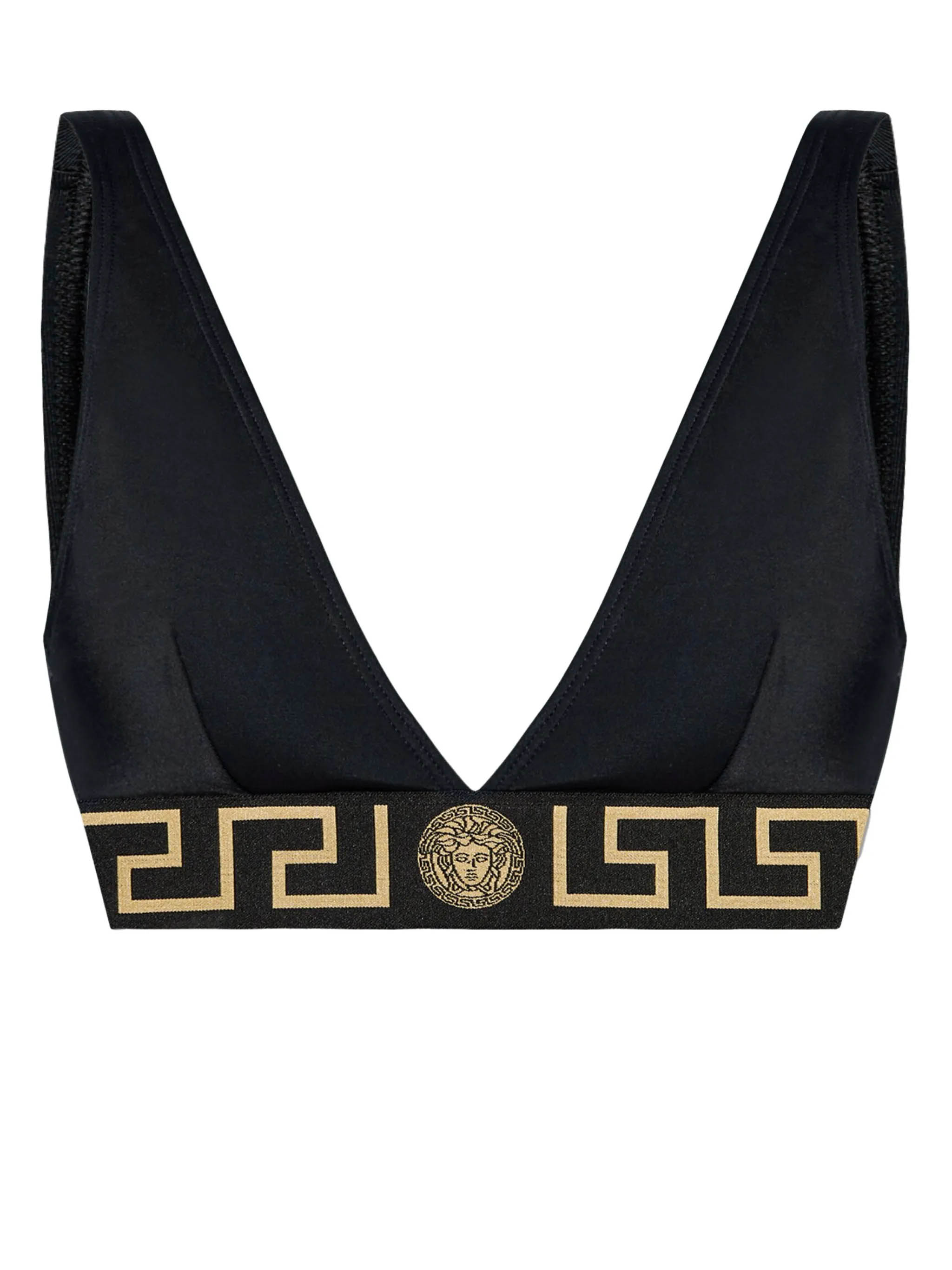 Versace Greca Border Bikini Top