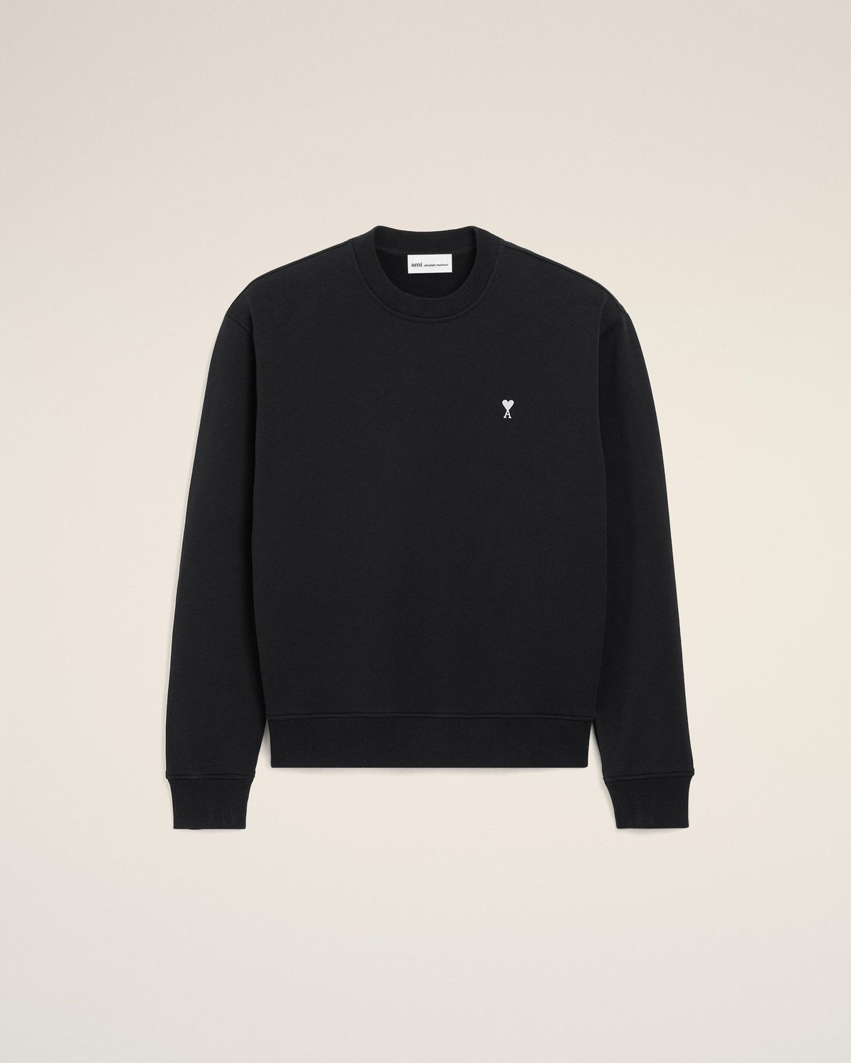 Ami paris Green Cotton Sweatshirt With Ami De Coeu