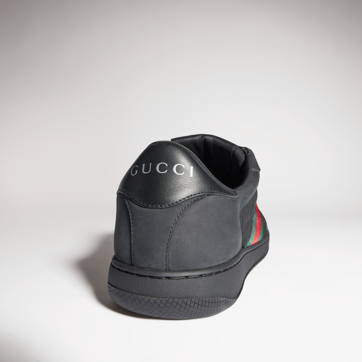 Gucci Basket Slide Flat Shoe Black