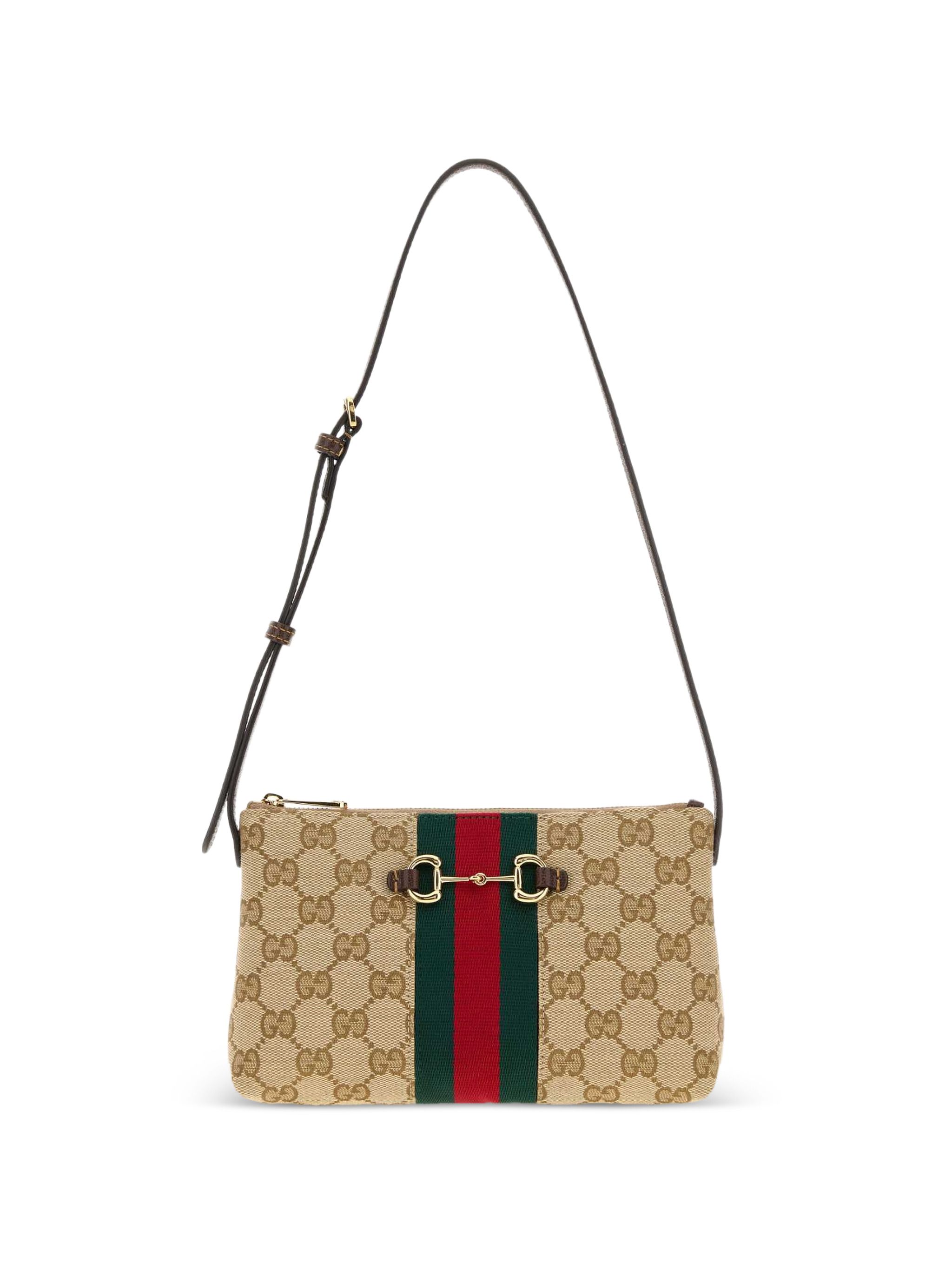 Gucci Gg Monogram Canvas Pouch