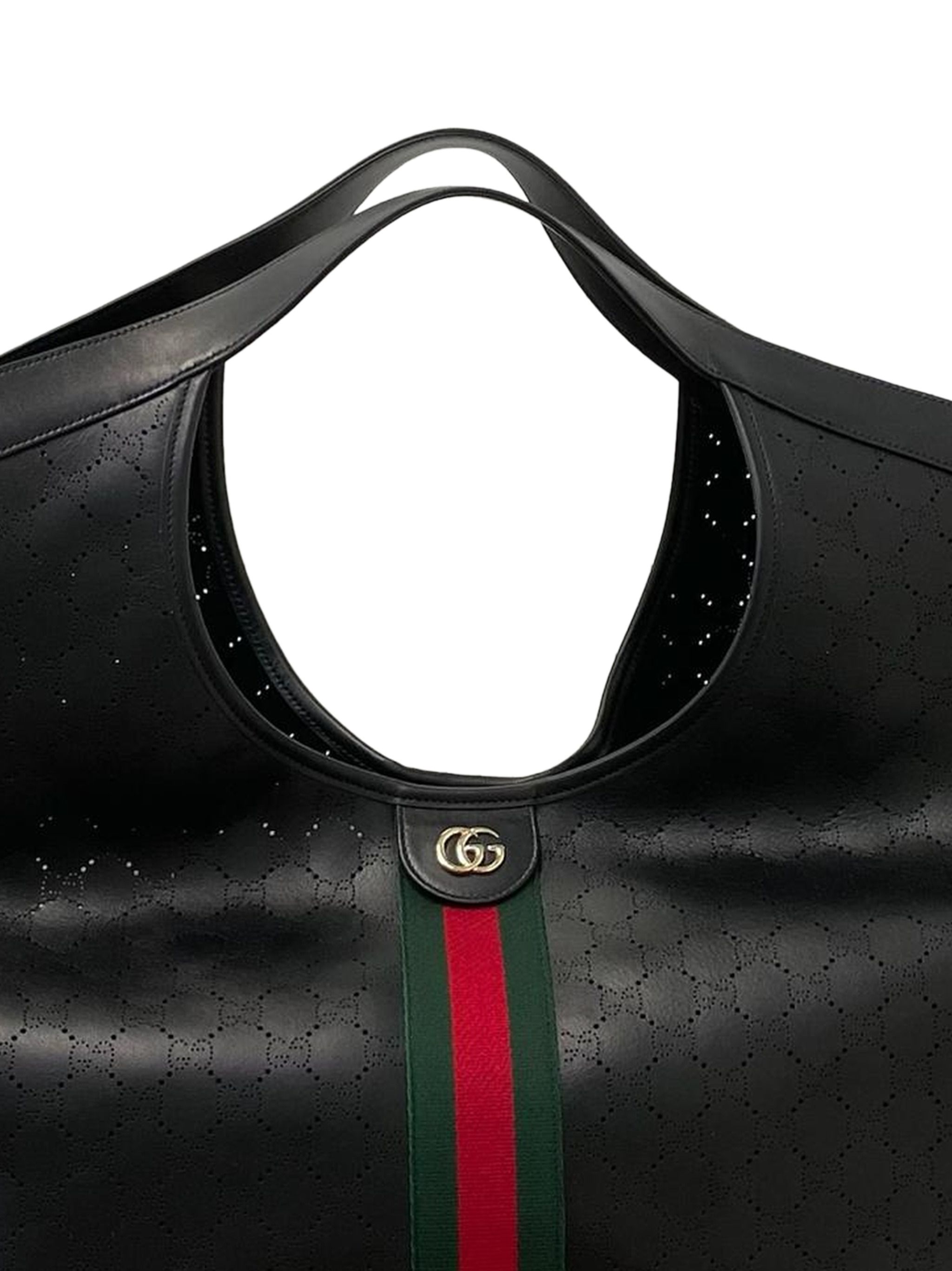 Gucci Giglio Large Tote Bag Black
