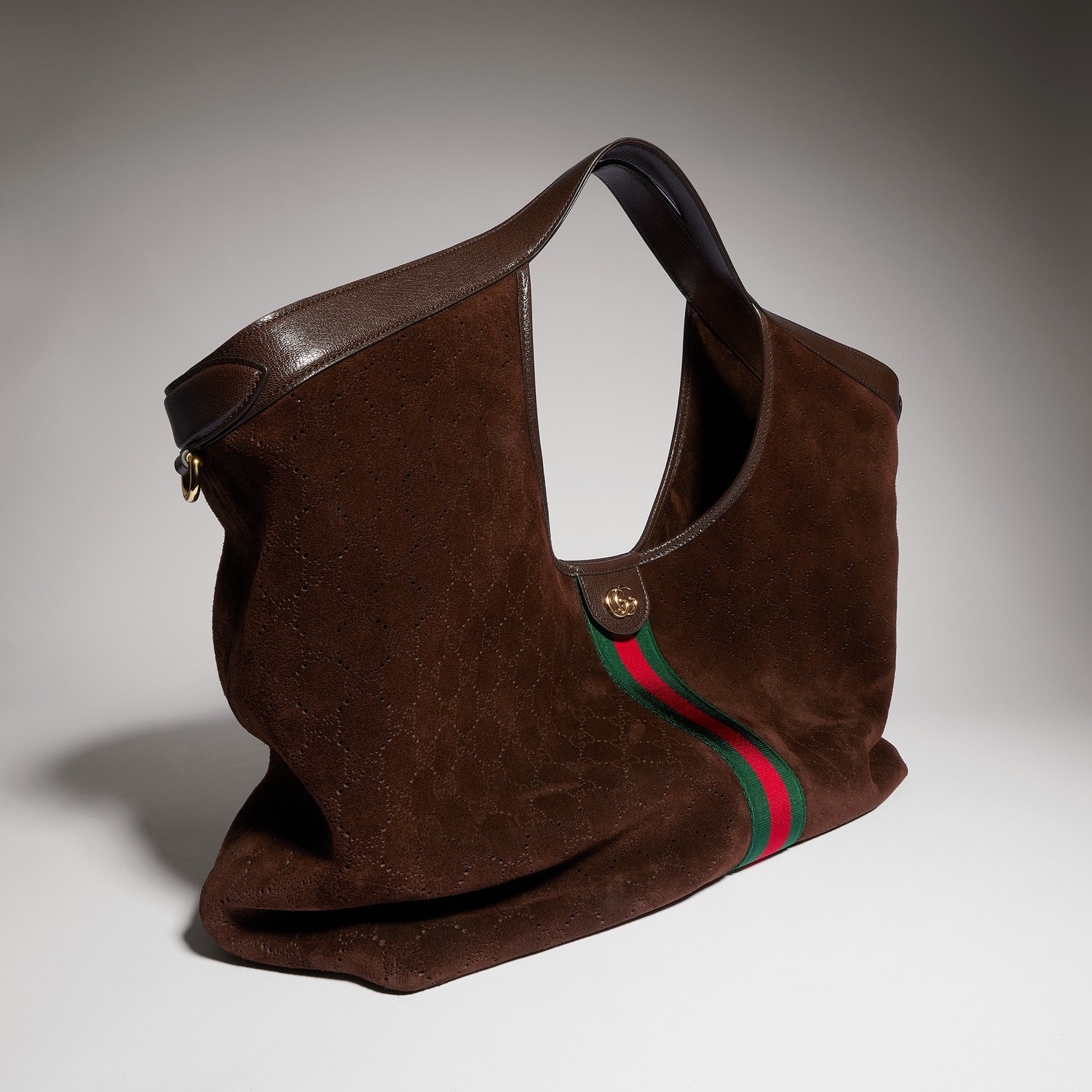 Gucci Giglio Large Tote Brown