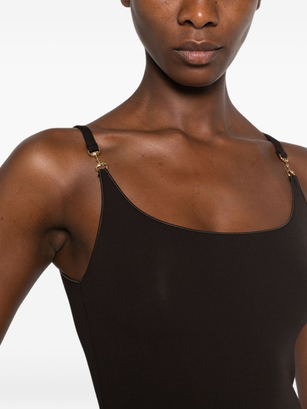 Gucci Horsebit Viscose Mini Dress