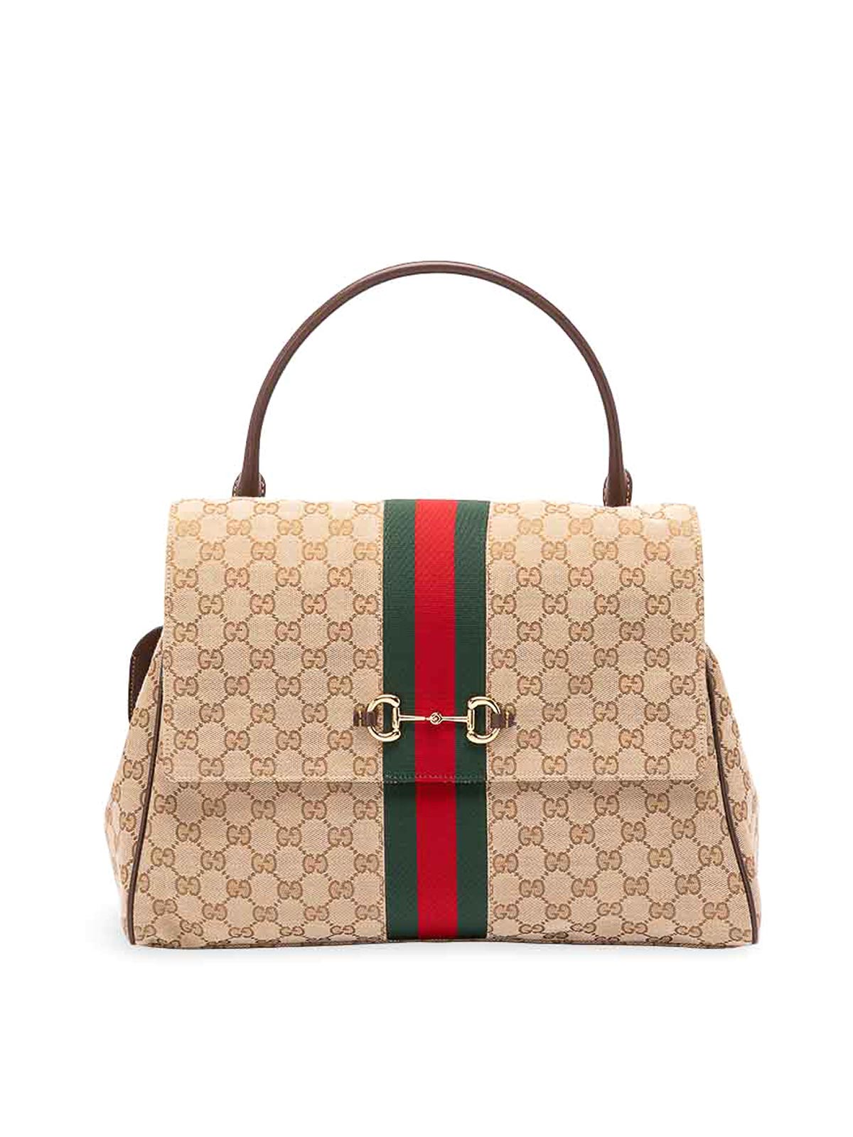 Gucci `Gucci Horsebit Web` Handbag