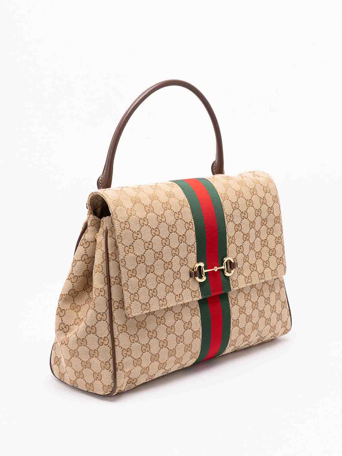 Gucci `Gucci Horsebit Web` Handbag