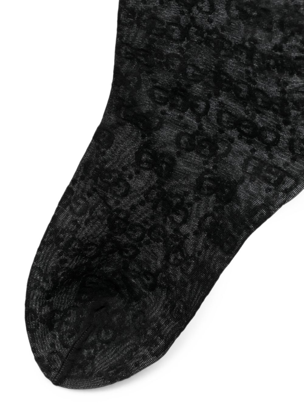 Gucci Lace Detail Leather Brief Black