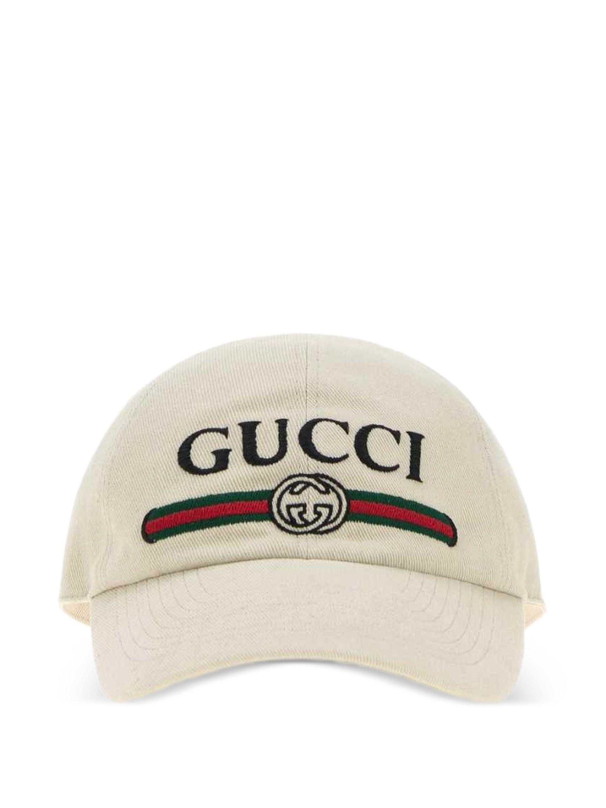 Gucci Men Beige Cotton Cap