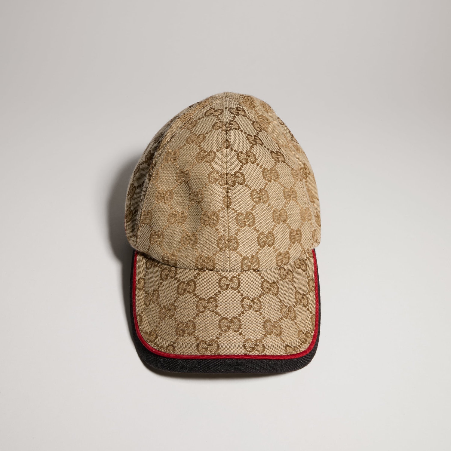 Gucci Mens Black Fabric Baseball Cap