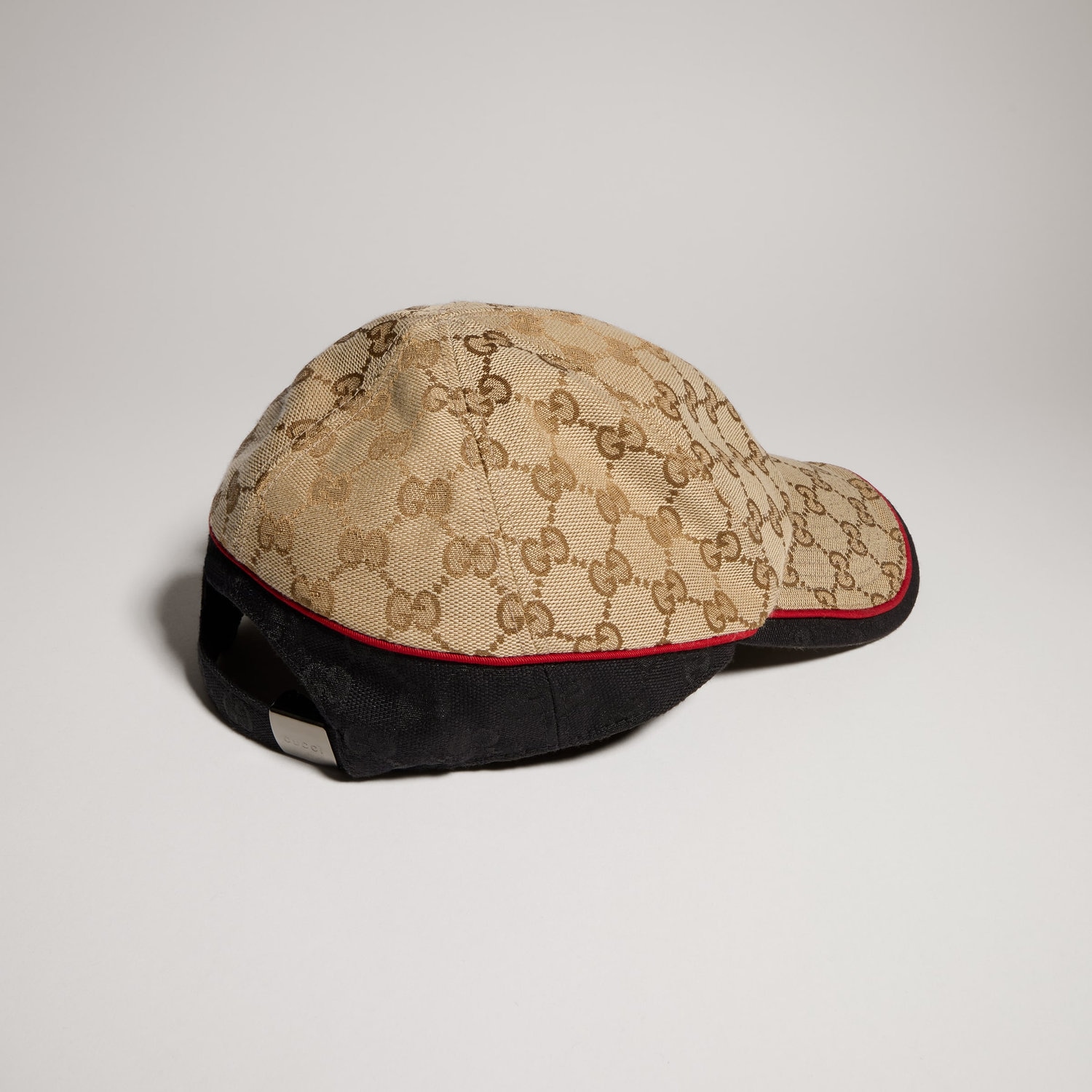 Gucci Mens Black Fabric Baseball Cap