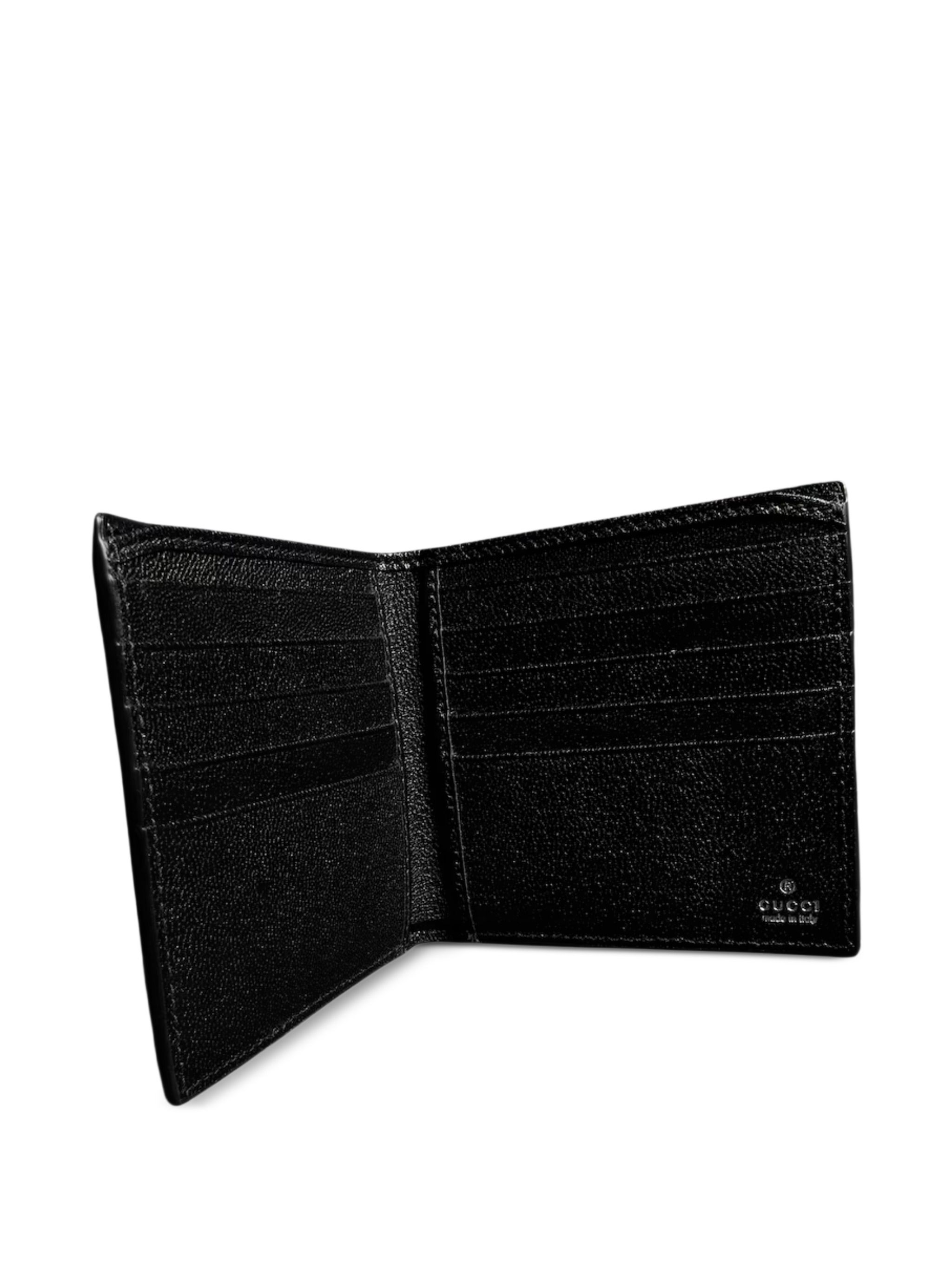 Gucci Primavera Leather Bifold Wallet Black